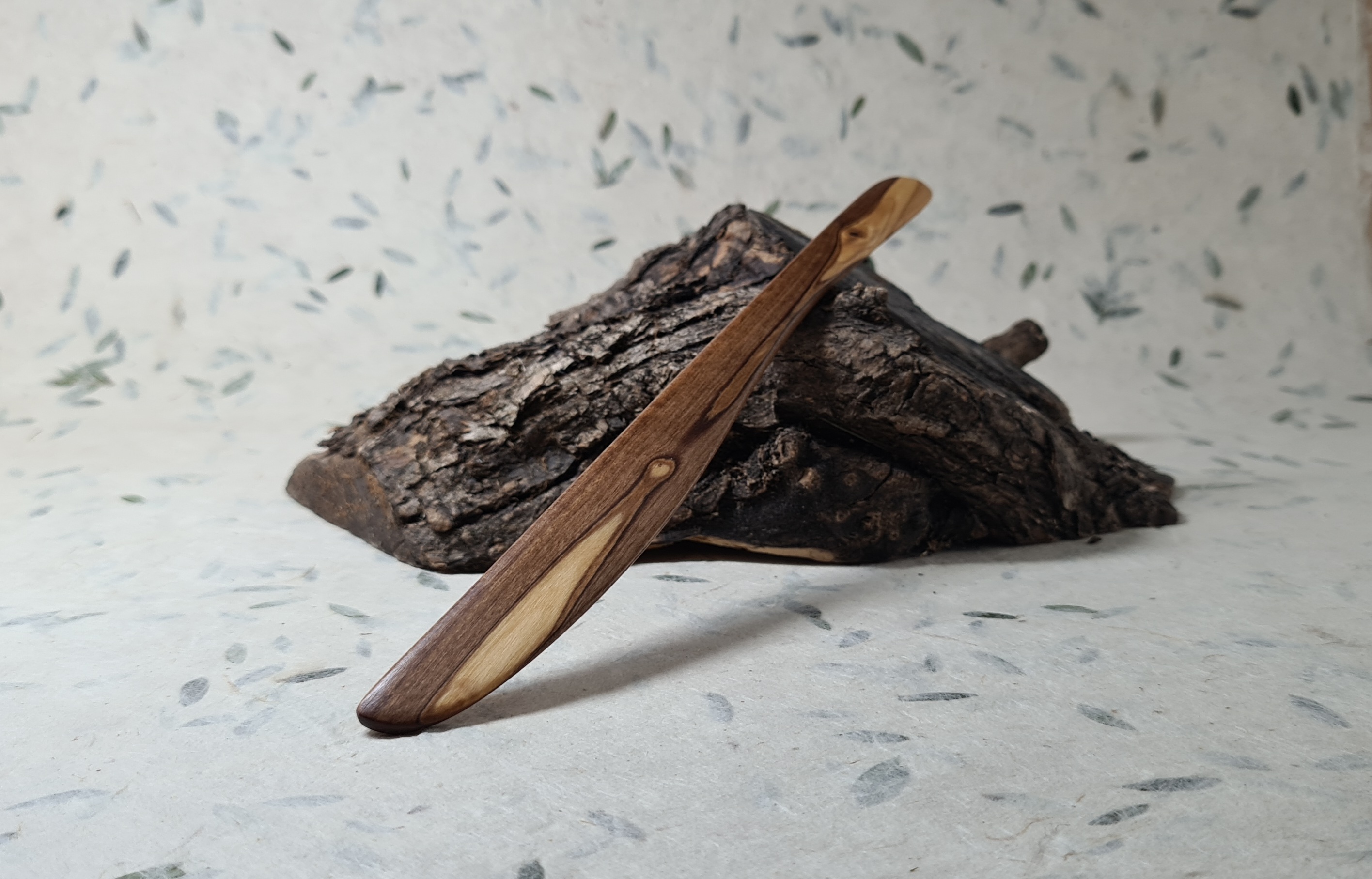 Couteau à beurre - olivier