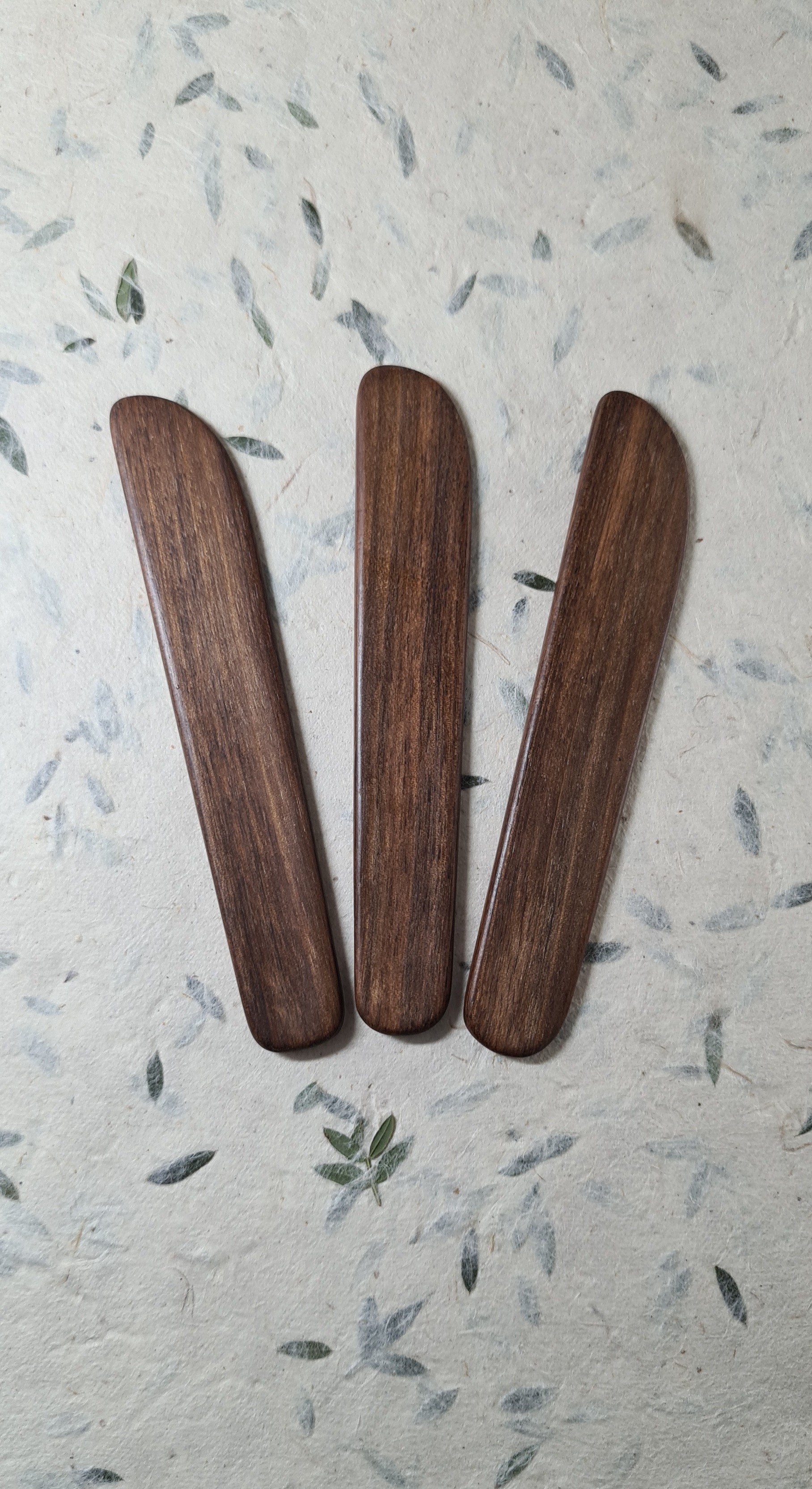 Couteau à beurre de voyage - noyer