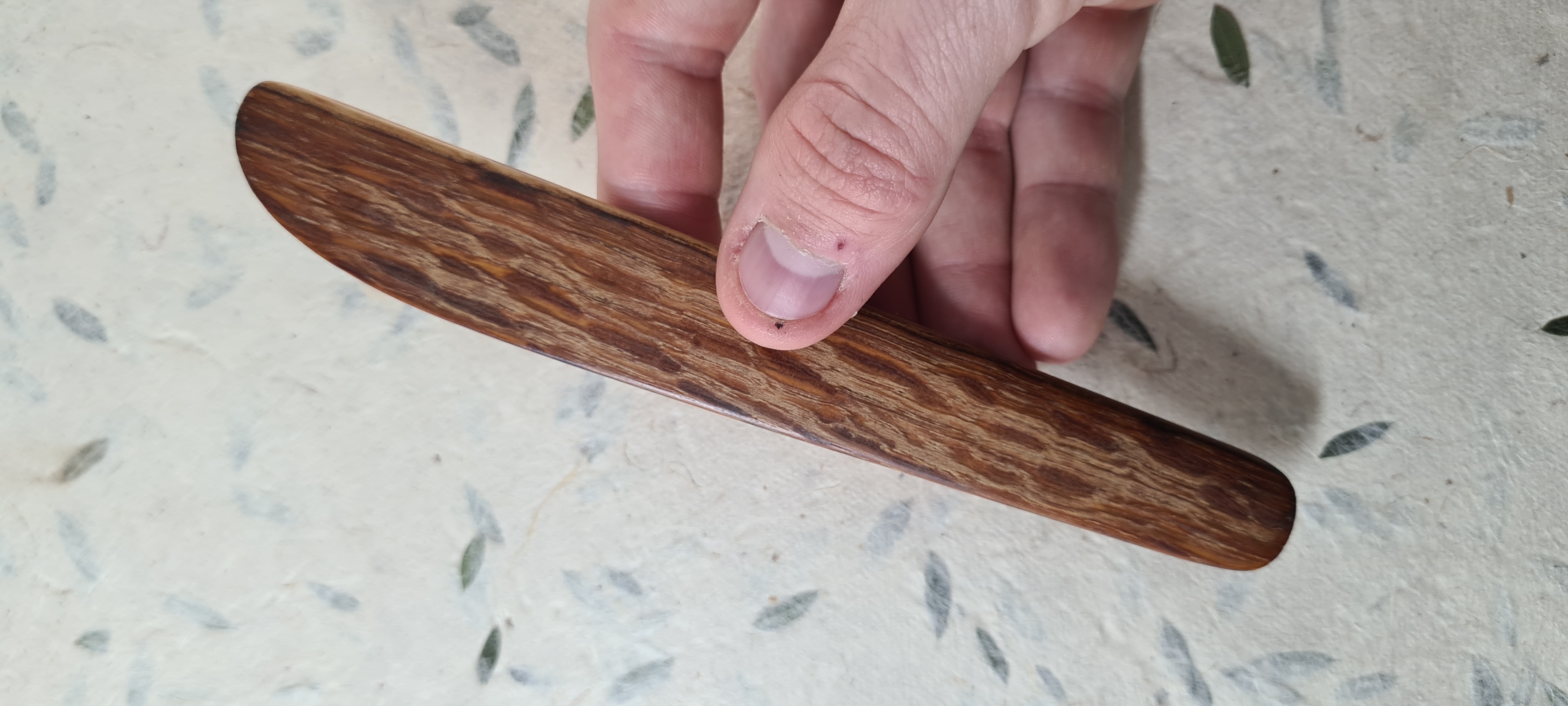 Couteau à beurre de voyage - chêne blanc