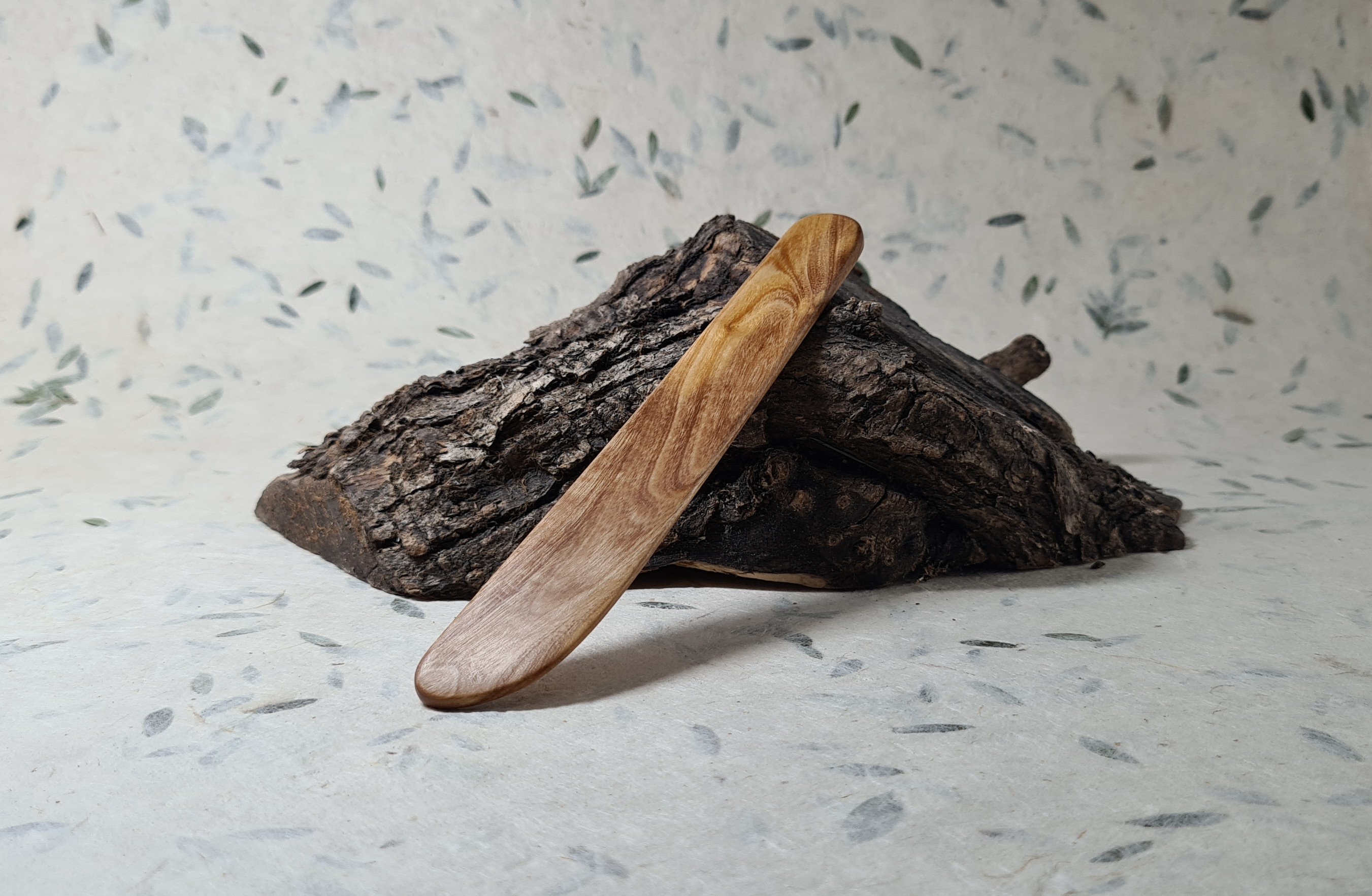 Couteau à beurre de voyage - olivier