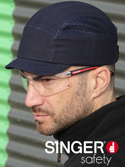 Short peak ABS bump cap