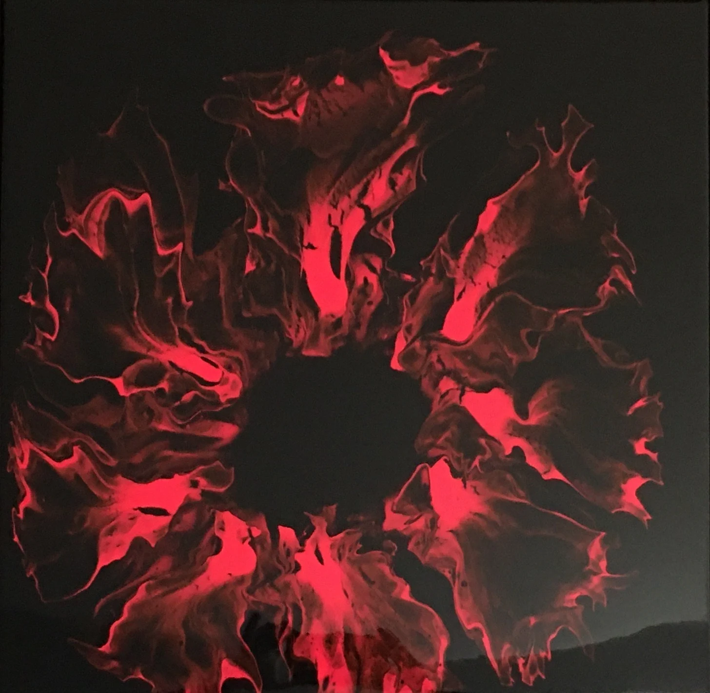 Abstract Flame Art Triptych