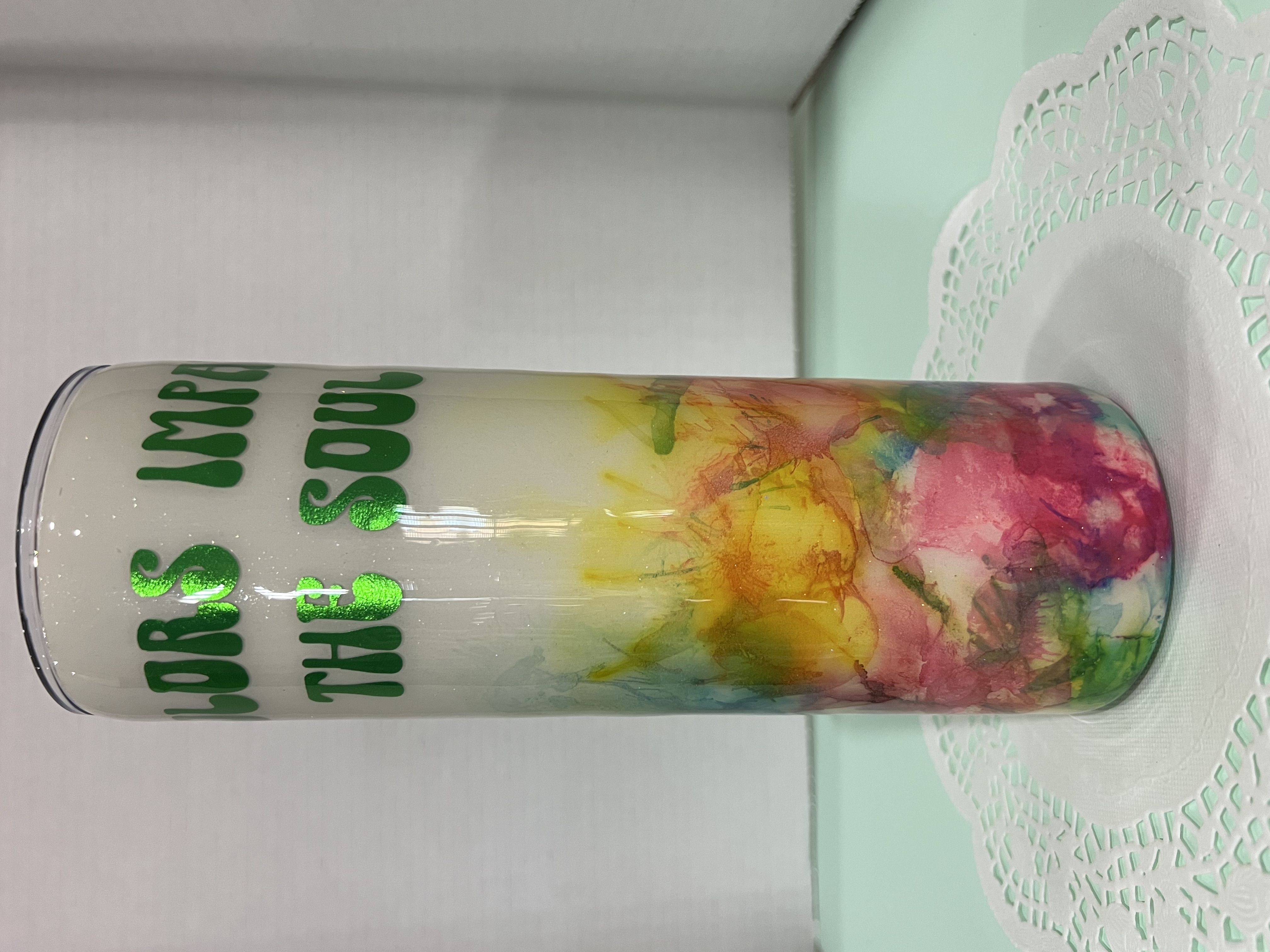 Abstract Tumbler - Colors Impact the Soul