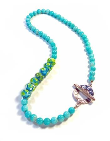 Amazonite Turquoise Beaded Necklace