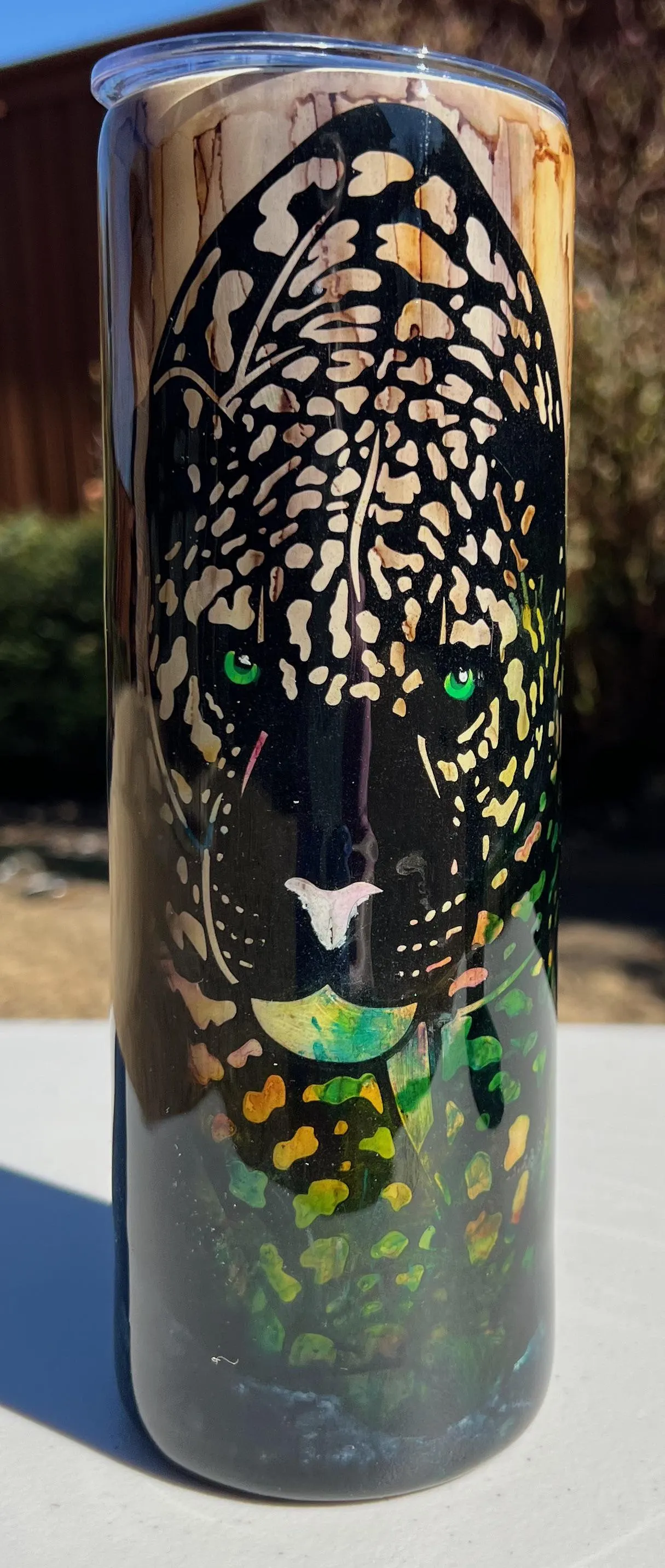Jaguar Print Insulated Tumbler