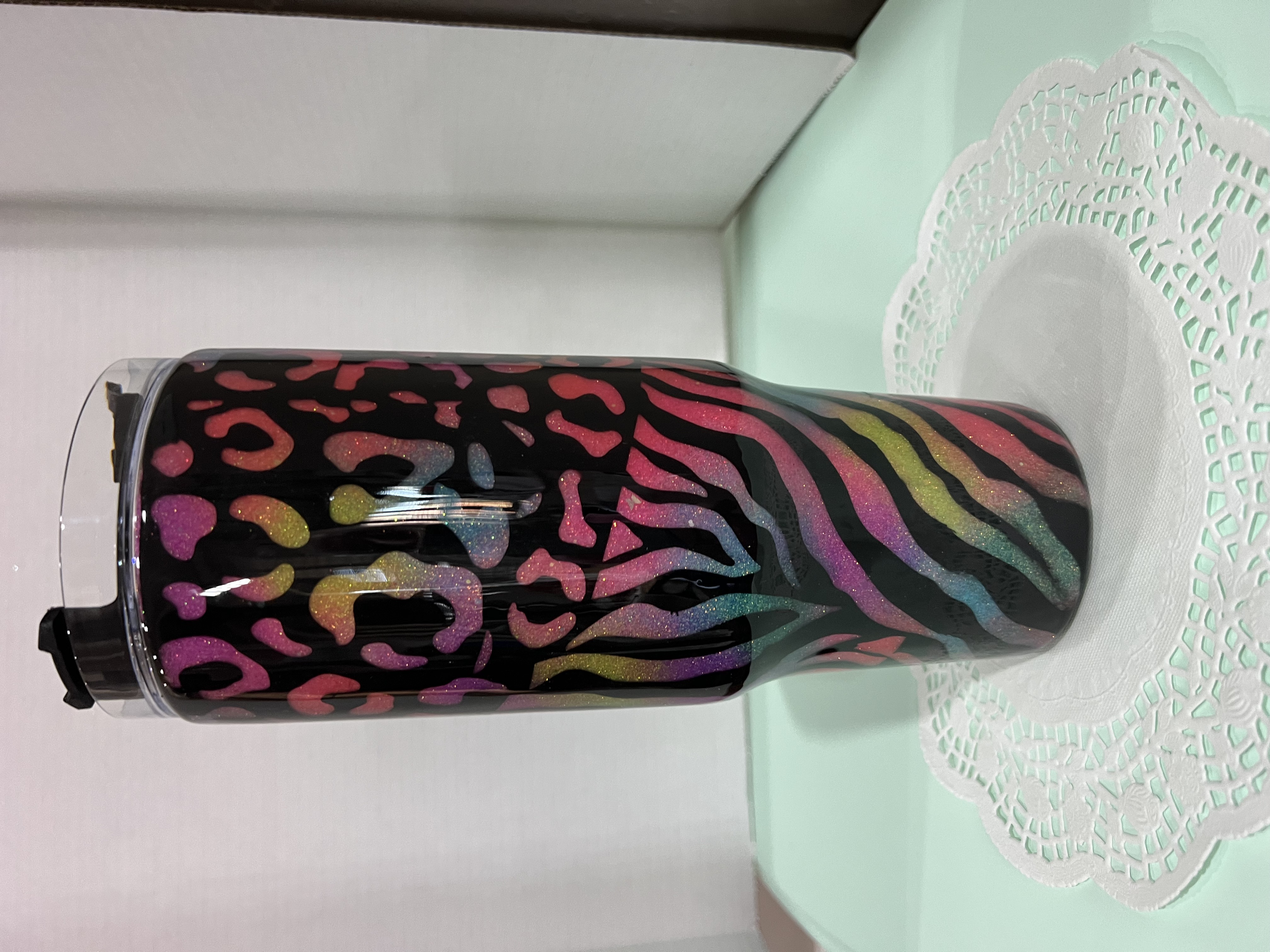 Colorful Animal Print Insulated Tumbler