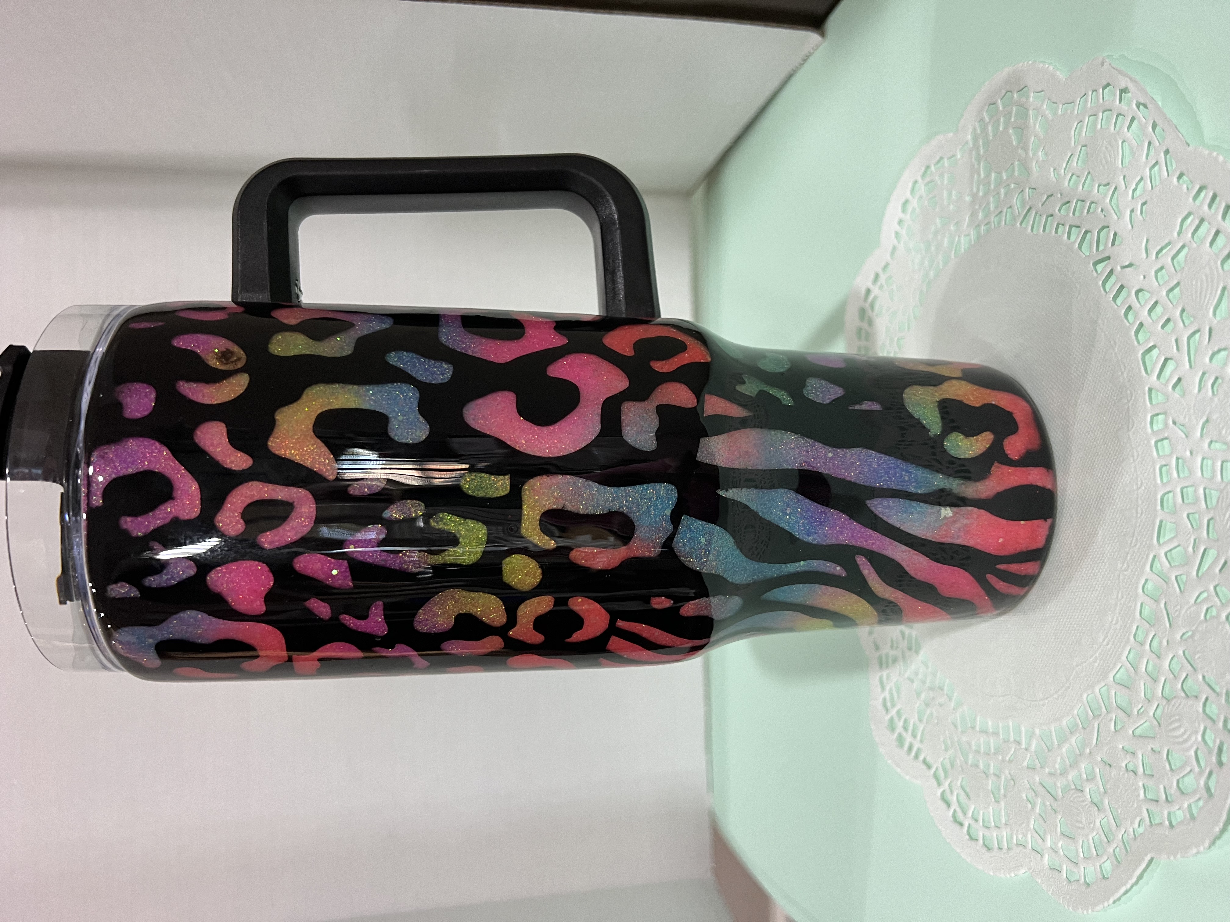 Colorful Animal Print Insulated Tumbler