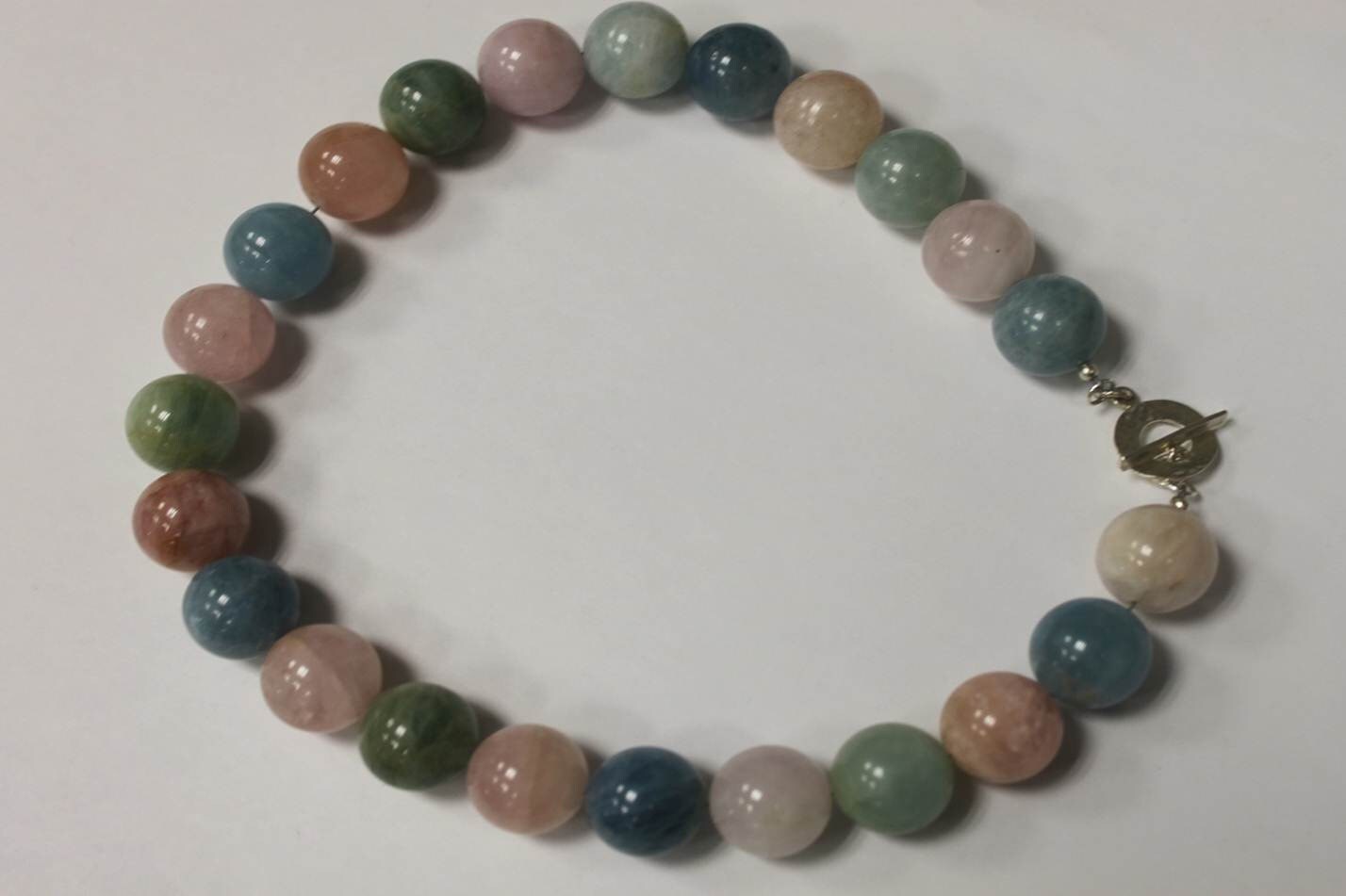 Mixed Beryl Beaded Necklace