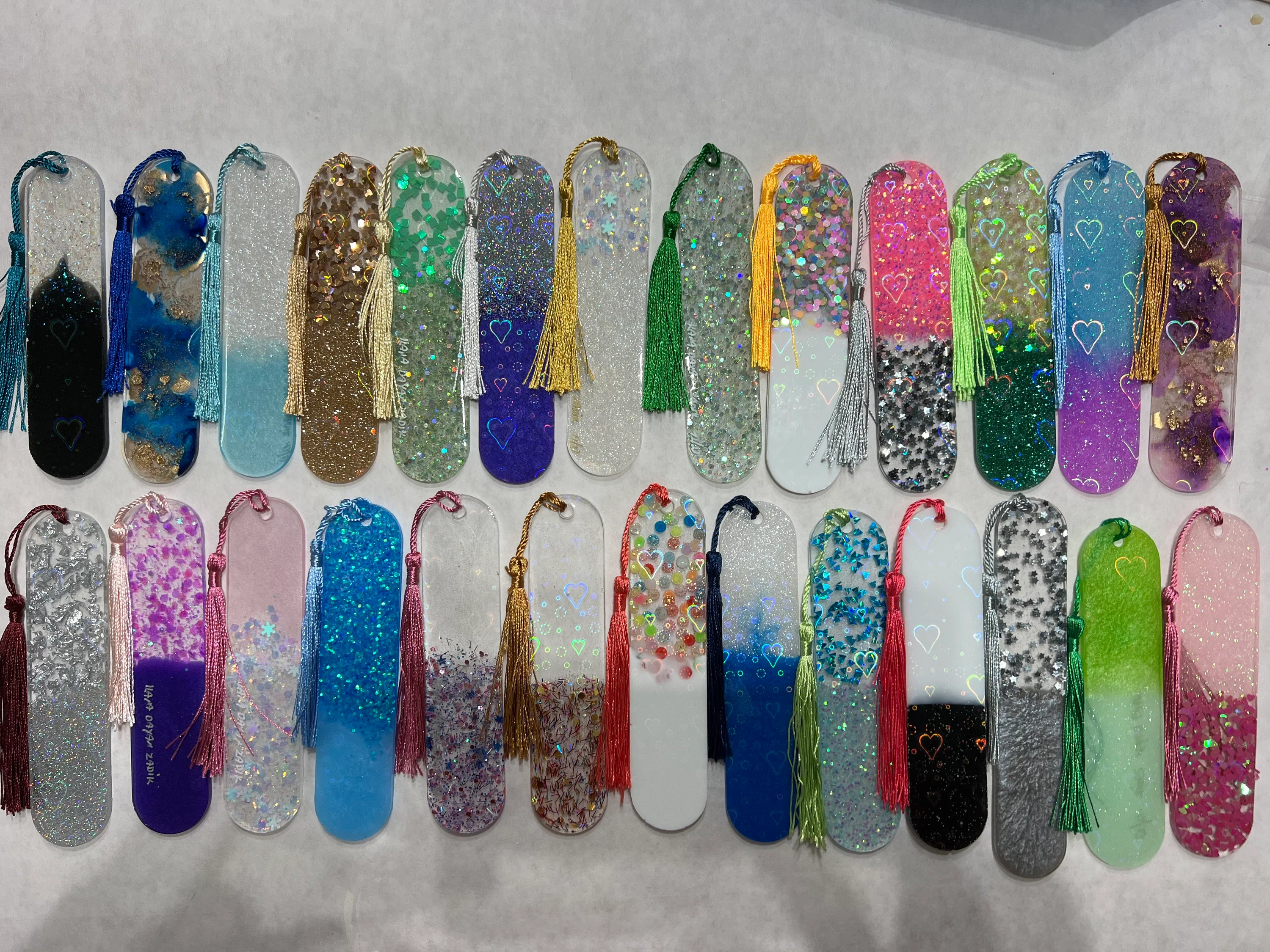 Handmade Resin Bookmarks
