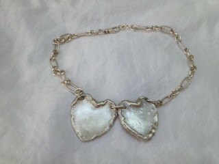 Silver Heart Chain Necklace