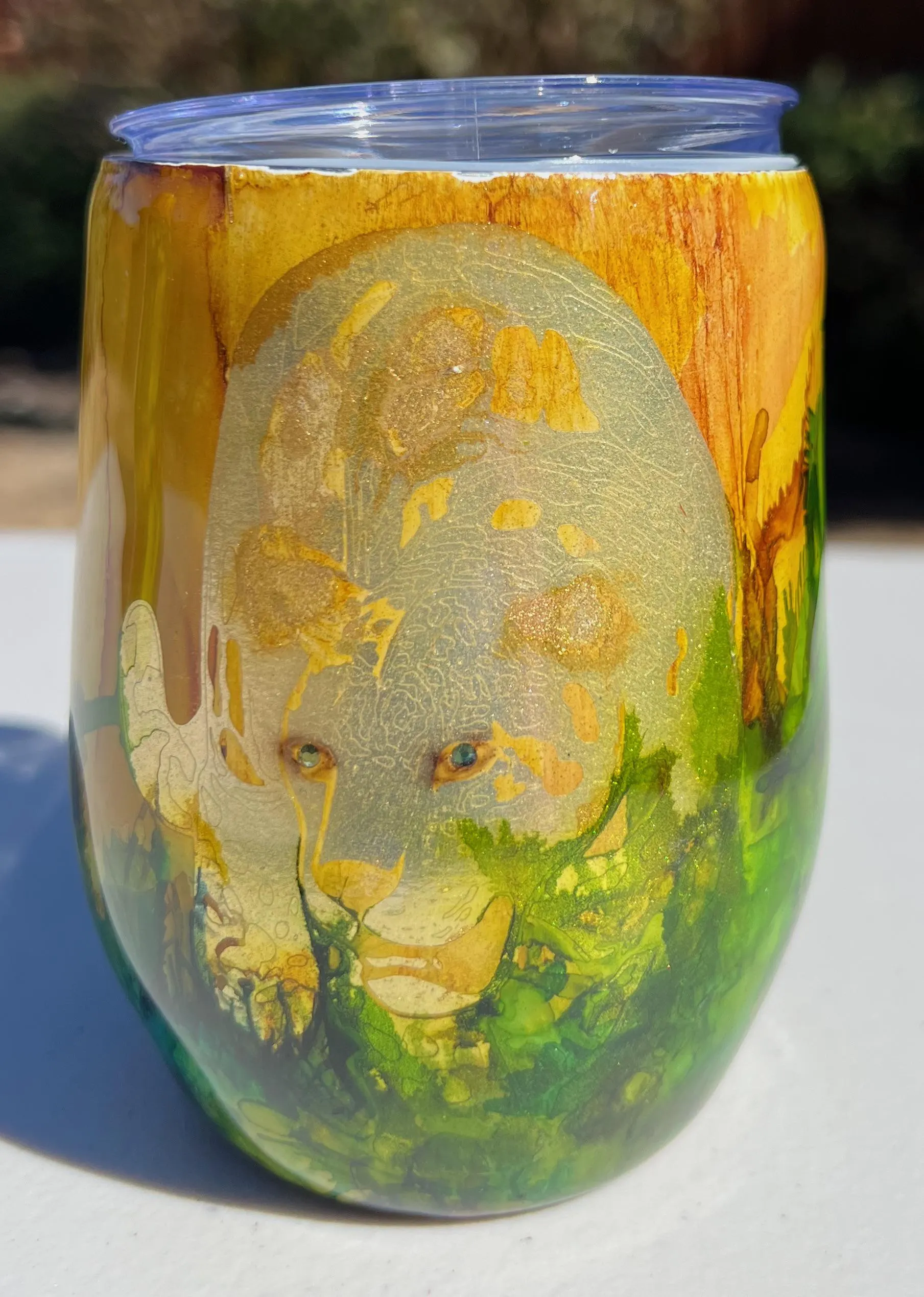 Jaguar Print Insulated Tumbler