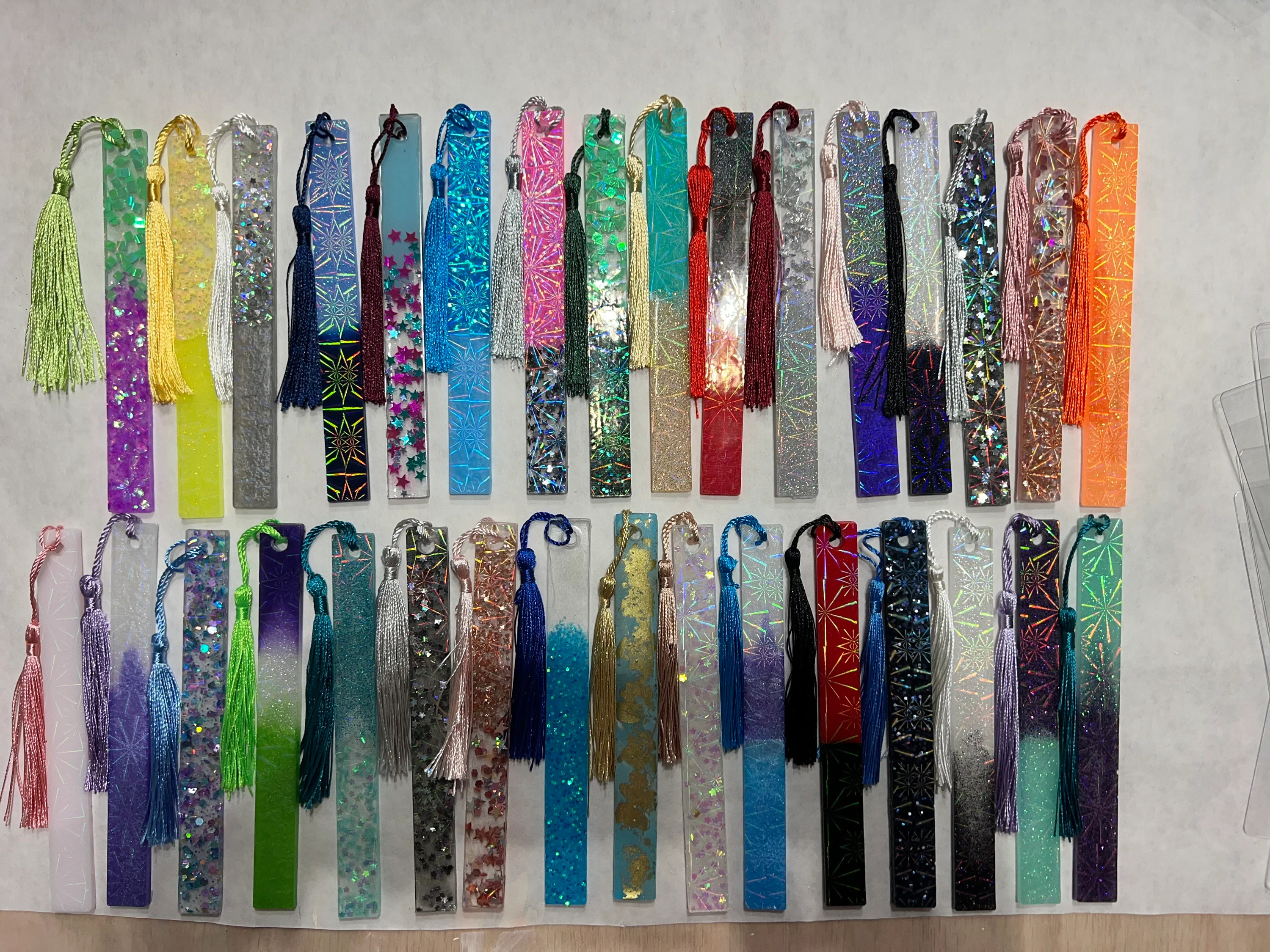 Handmade Resin Bookmarks