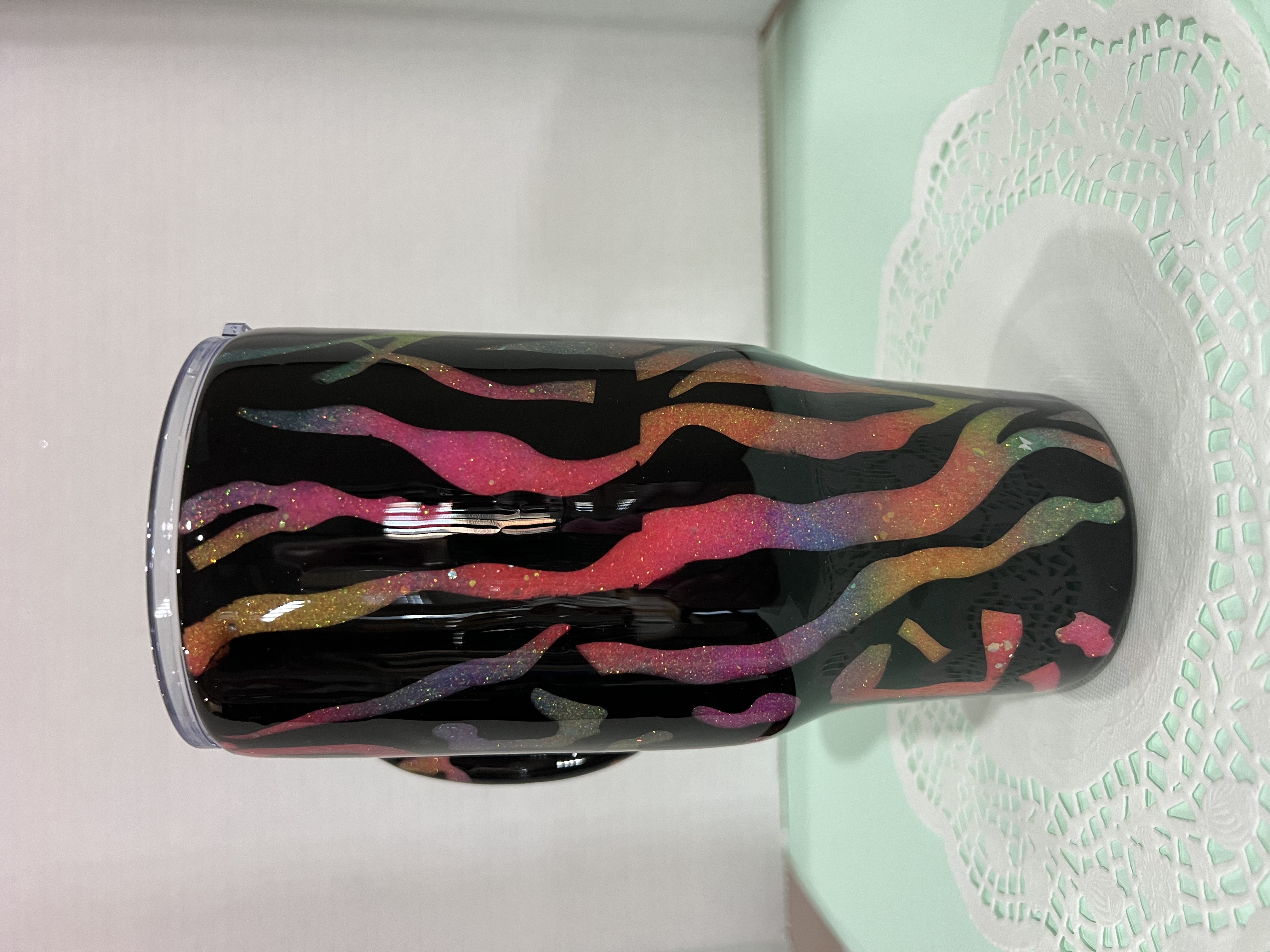 Neon Animal Print Tumblers