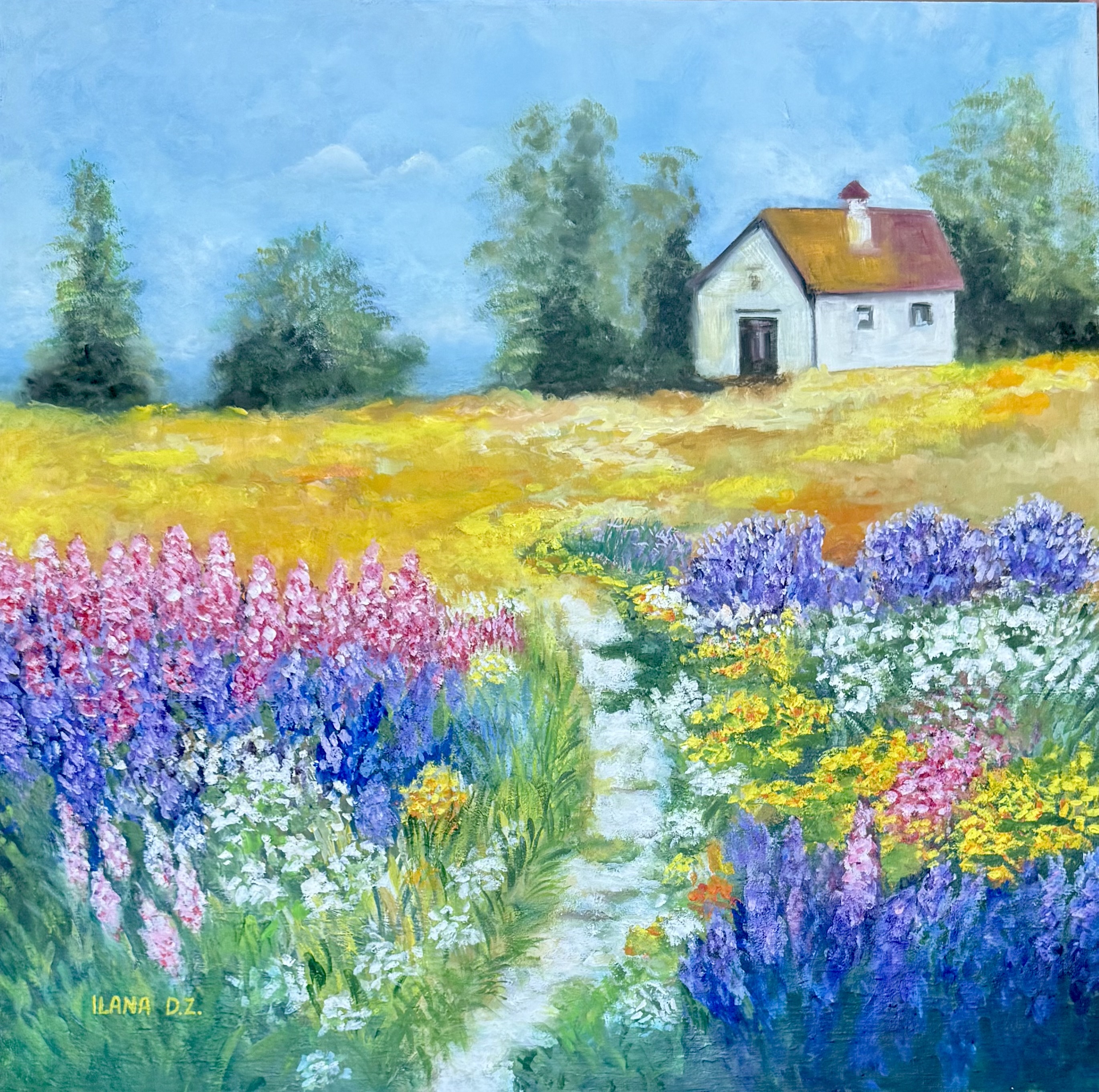 Countryside Landscape Painting