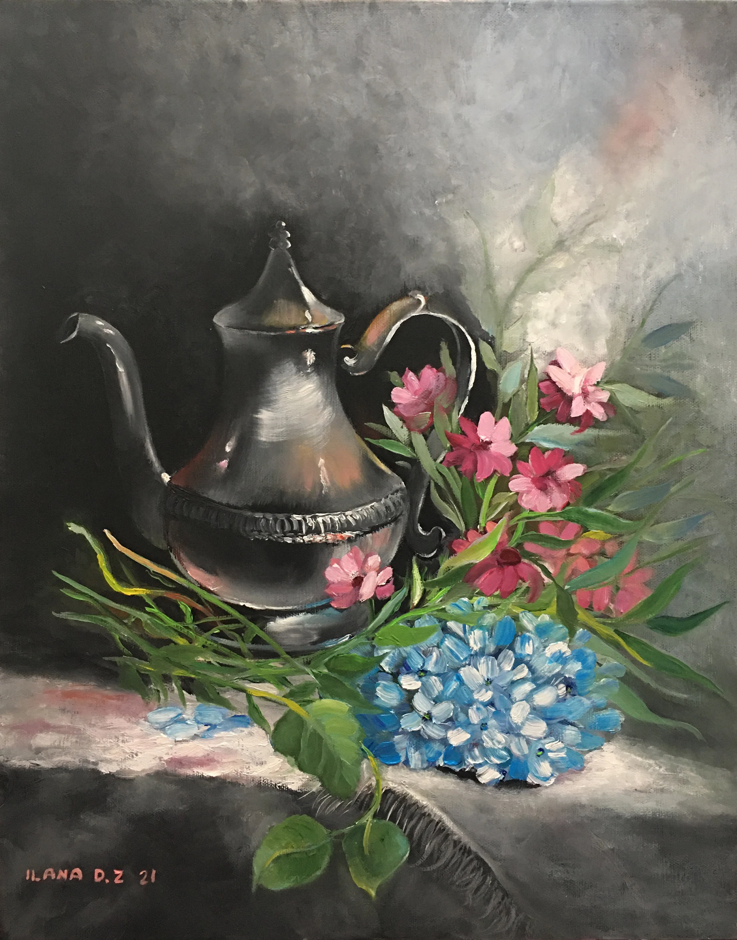 Vintage Metal Teapot