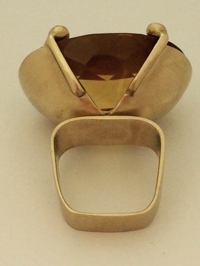 Citrine 14K Gold Ring