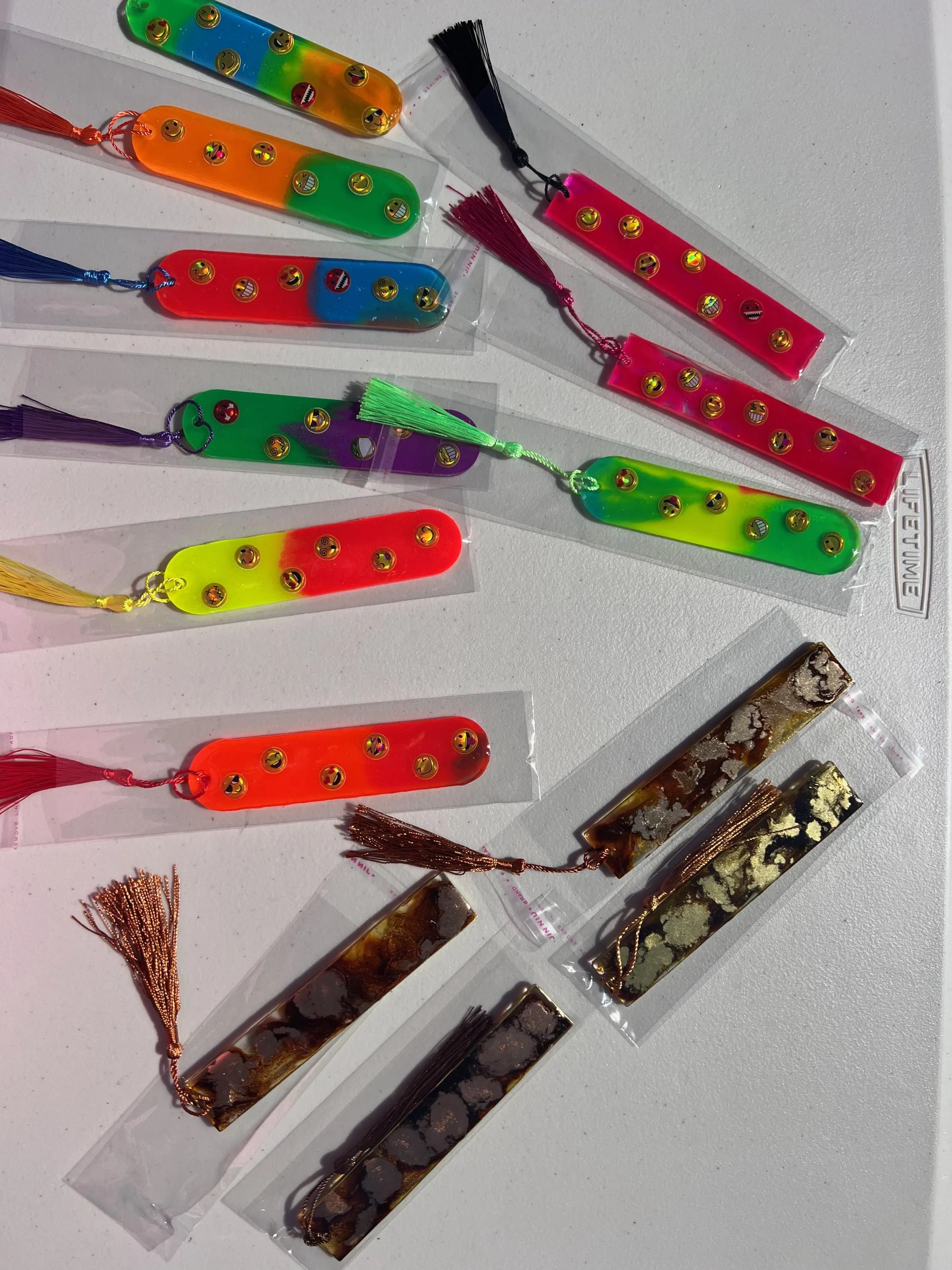 Handmade Resin Bookmarks