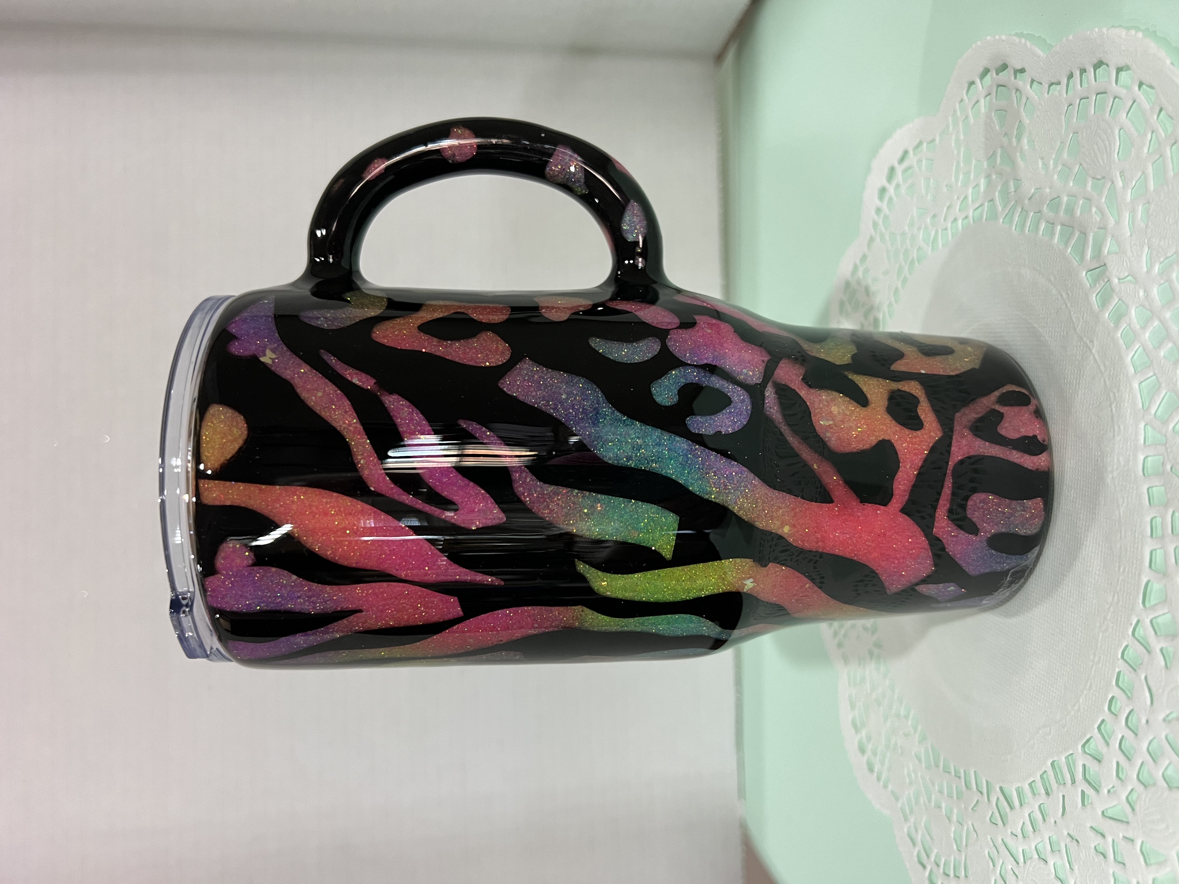 Neon Animal Print Tumblers
