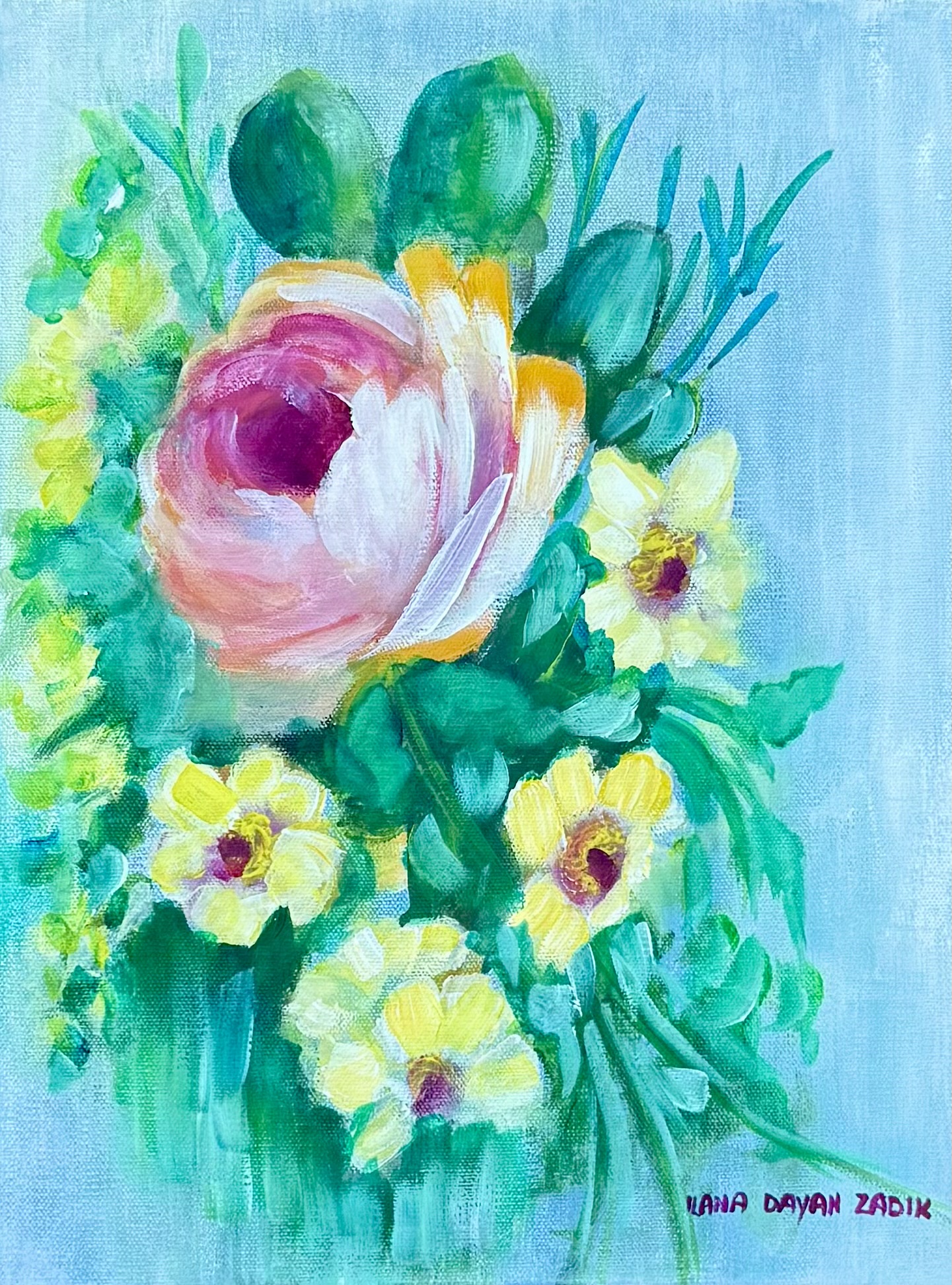 Floral Bouquet Painting