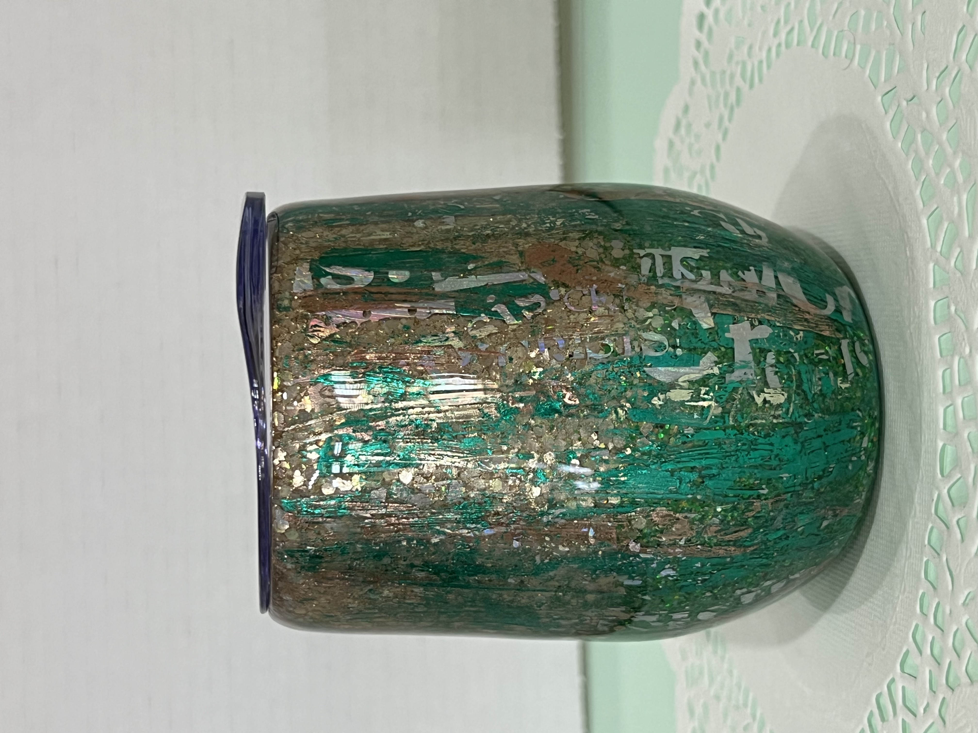 Handcrafted Iridescent Tumbler