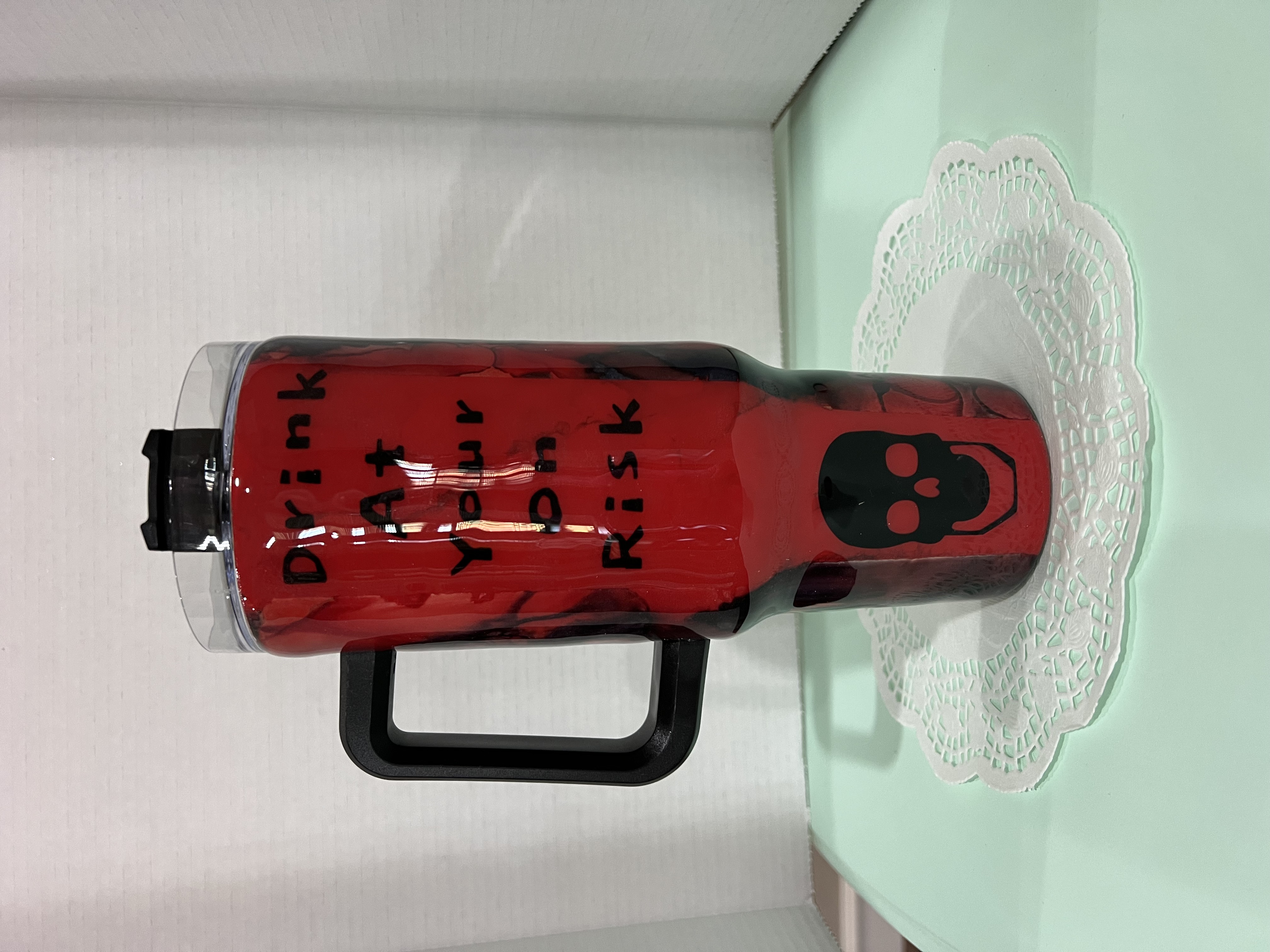 "Drink at your own risk" Tumbler