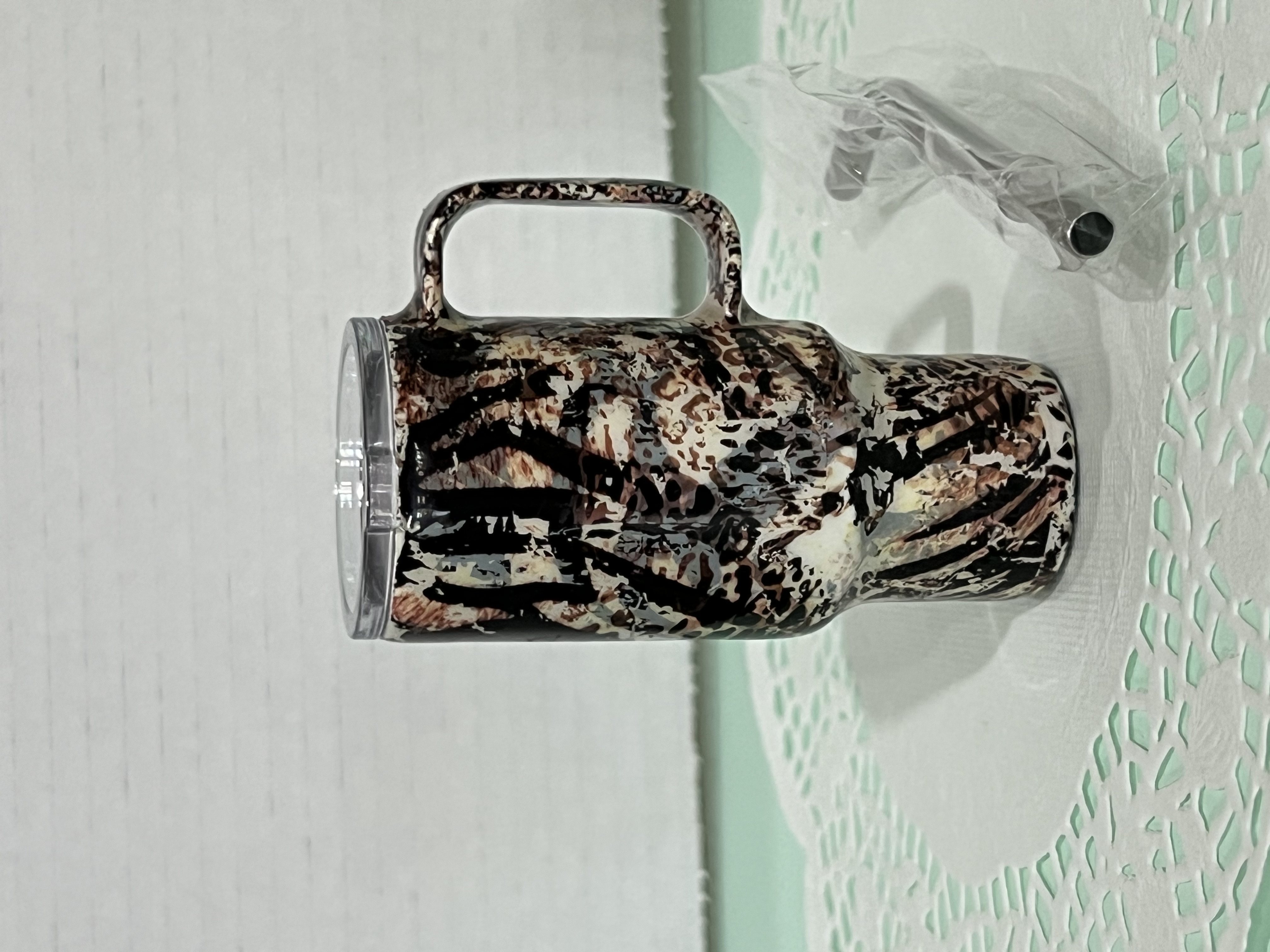 Cheetah Print Insulated 2oz "Shot" Mug