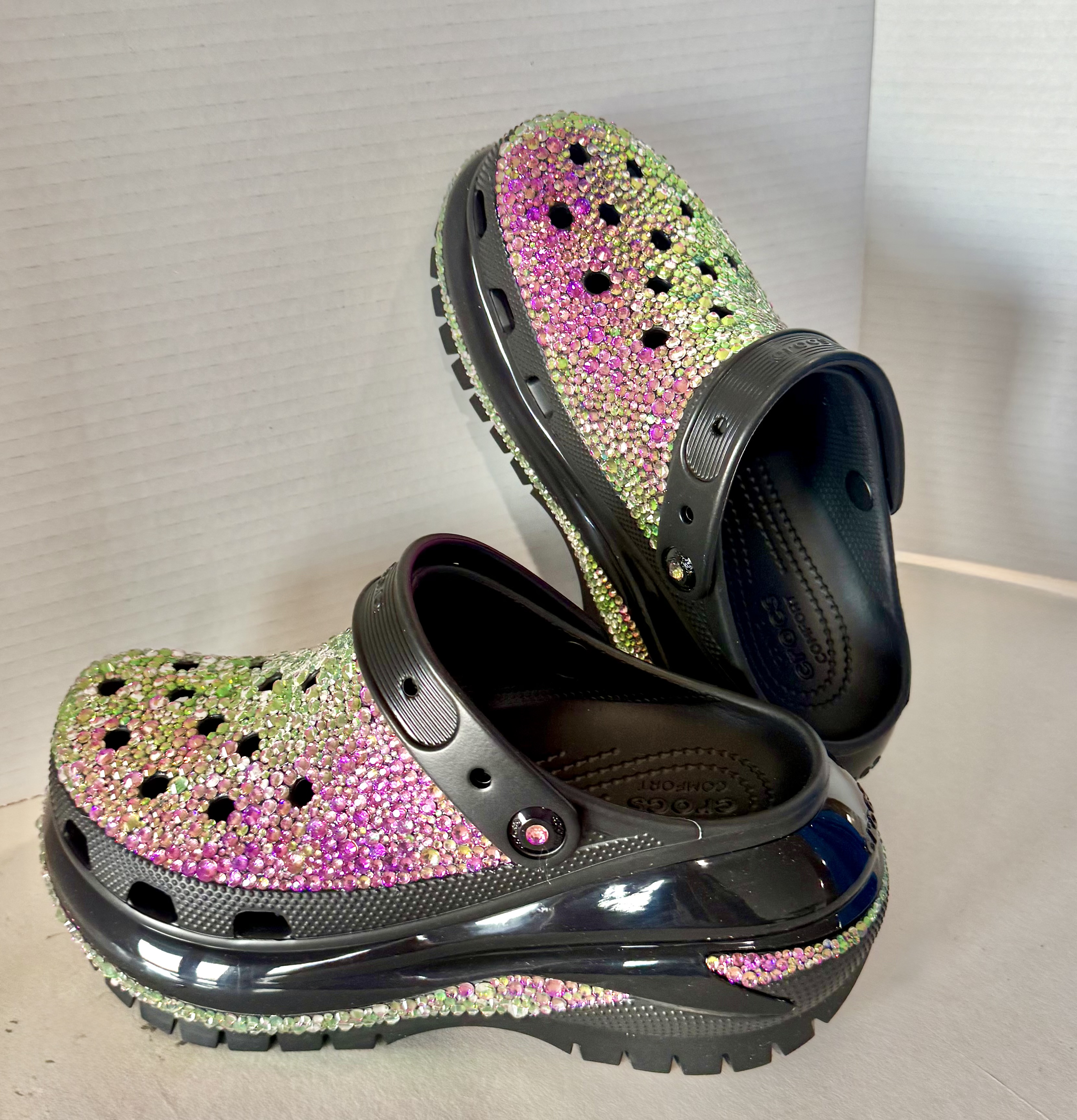 Custom Glitter Crocs