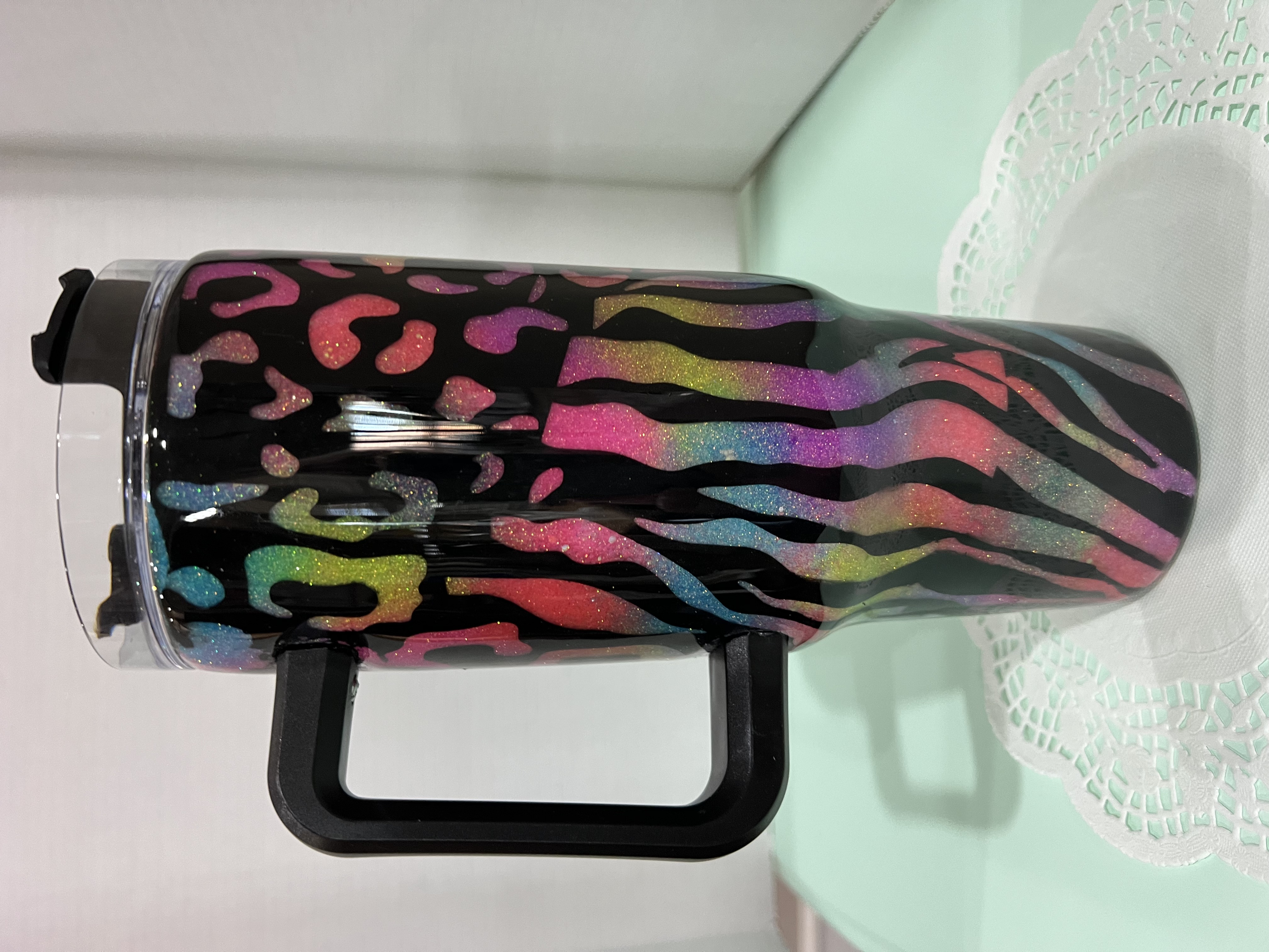 Colorful Animal Print Insulated Tumbler