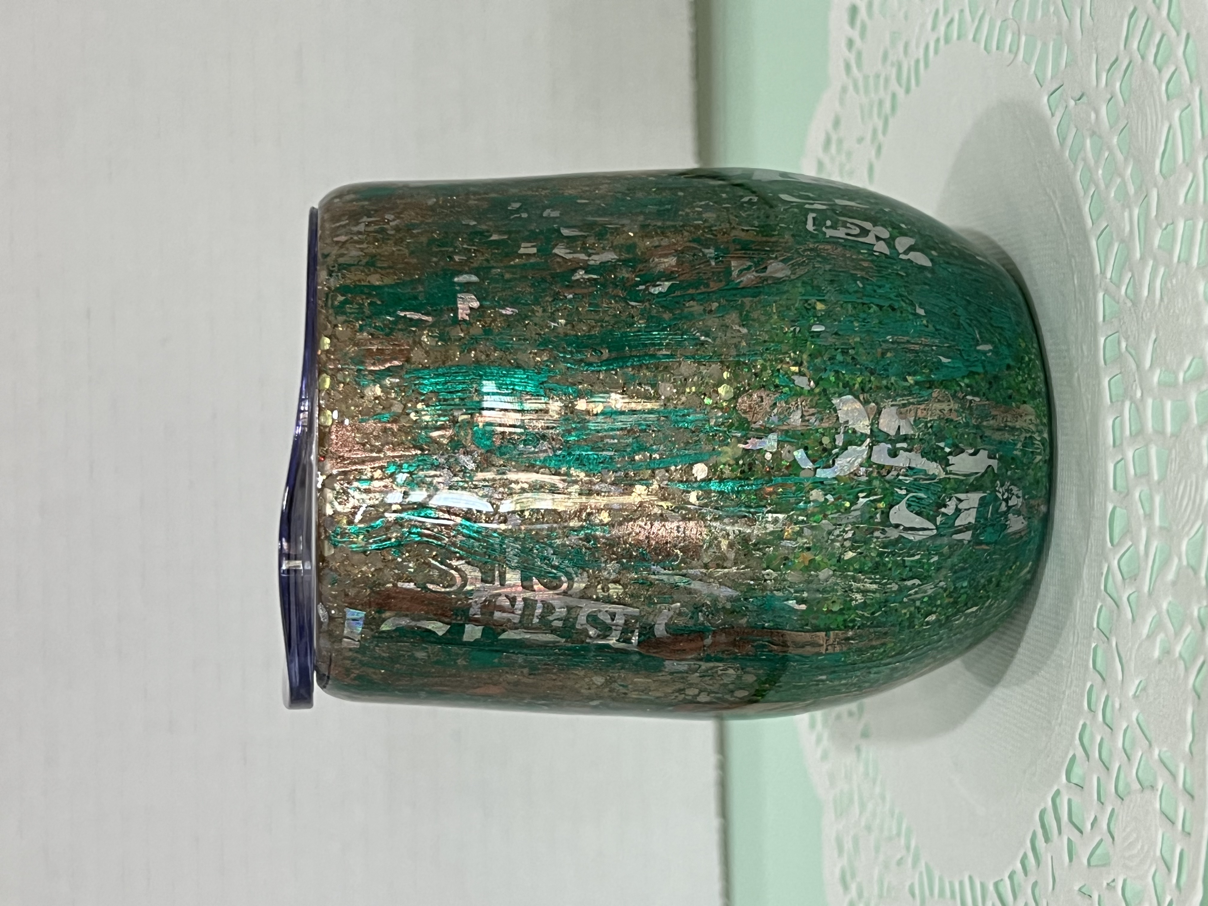 Handcrafted Iridescent Tumbler