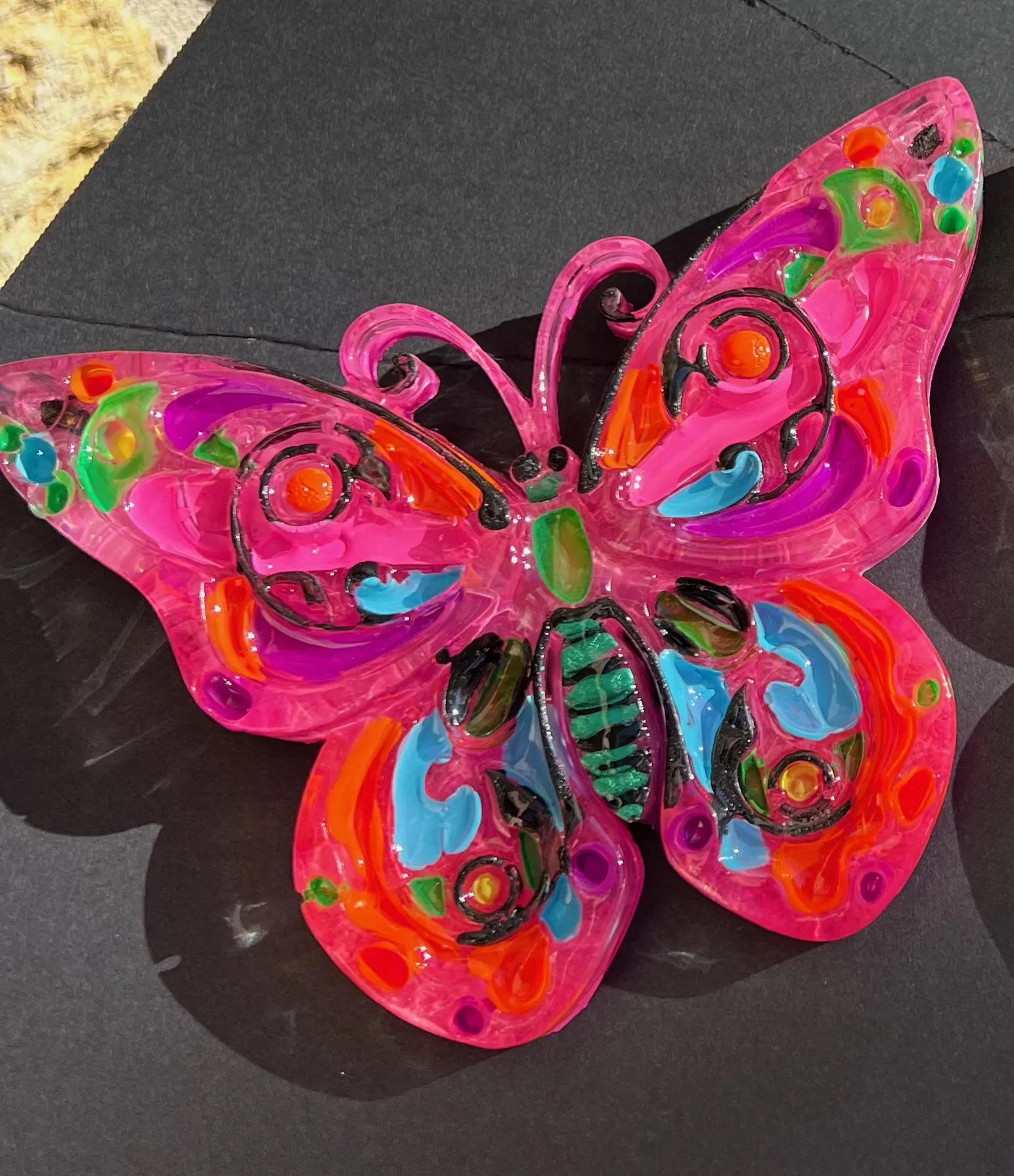 Handmade Colorful Butterfly Ornament