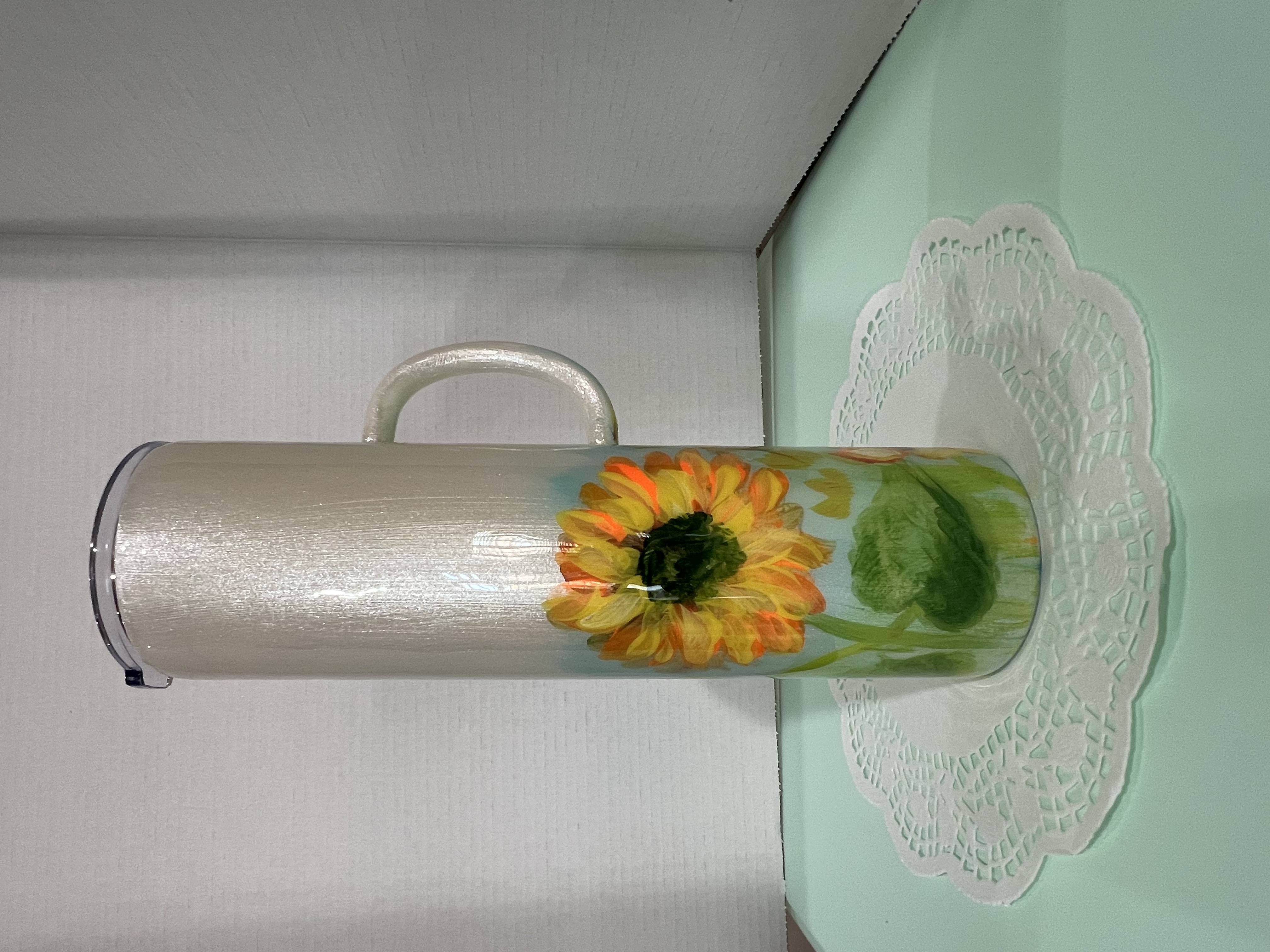 Sunflower Insulated Stainless Steel Insulated Tumbler