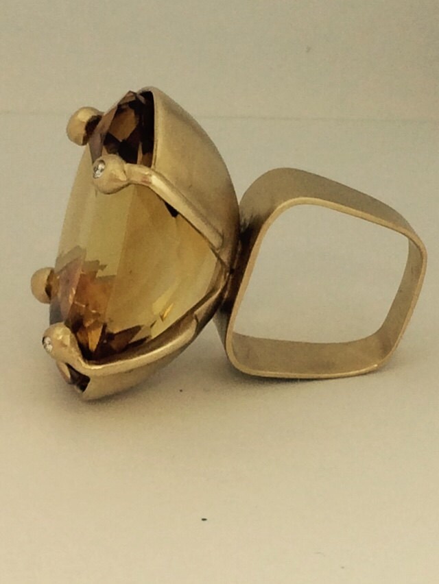 Citrine 14K Gold Ring