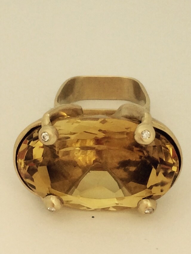 Citrine 14K Gold Ring