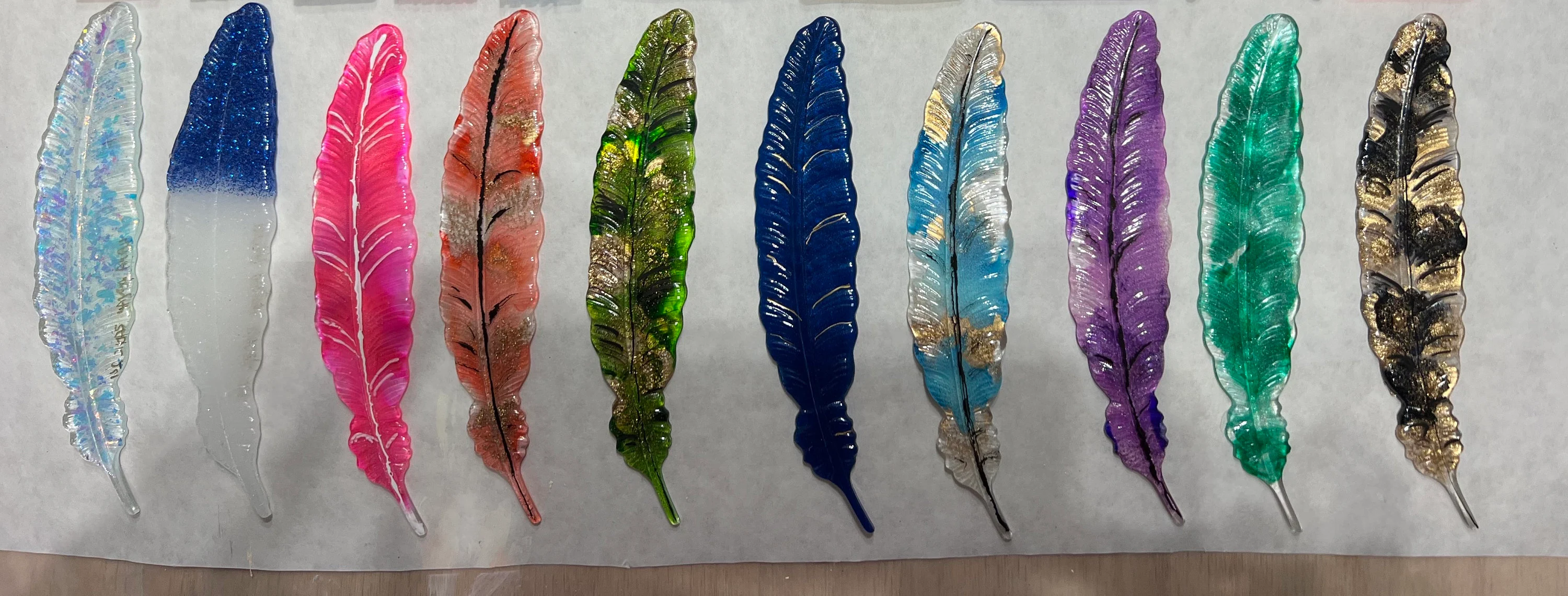 Handmade Resin Bookmarks