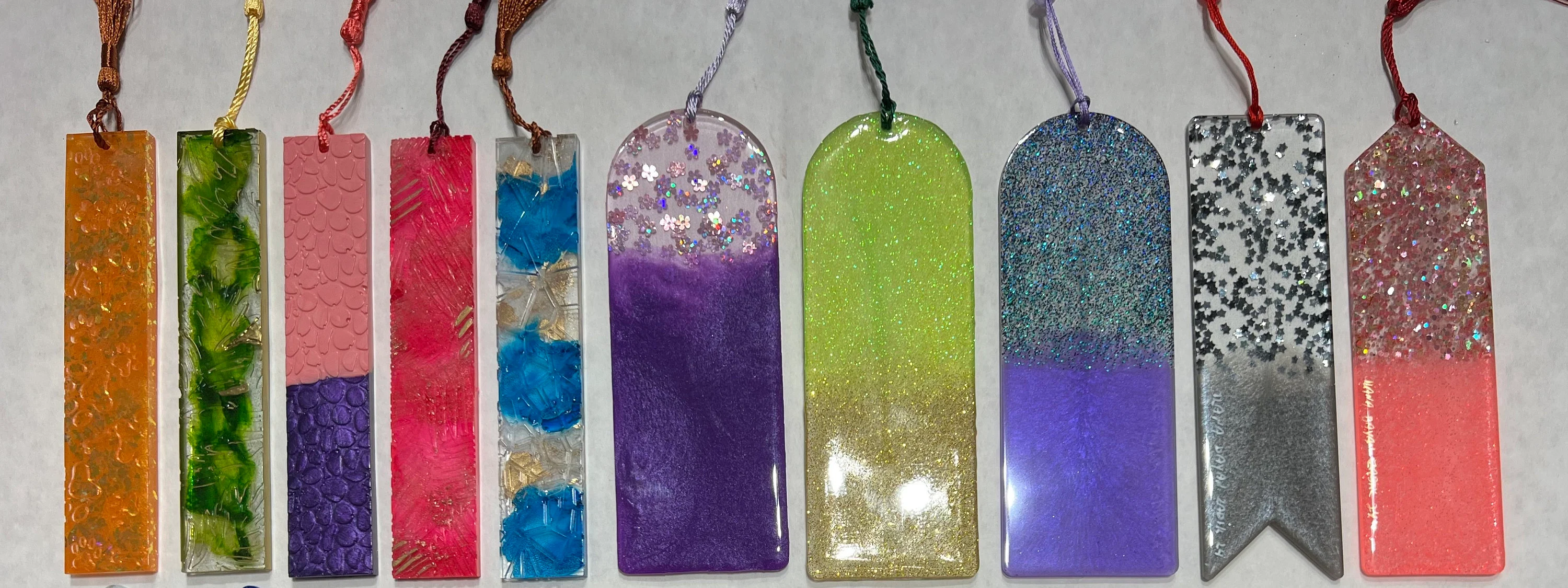 Handmade Resin Bookmarks