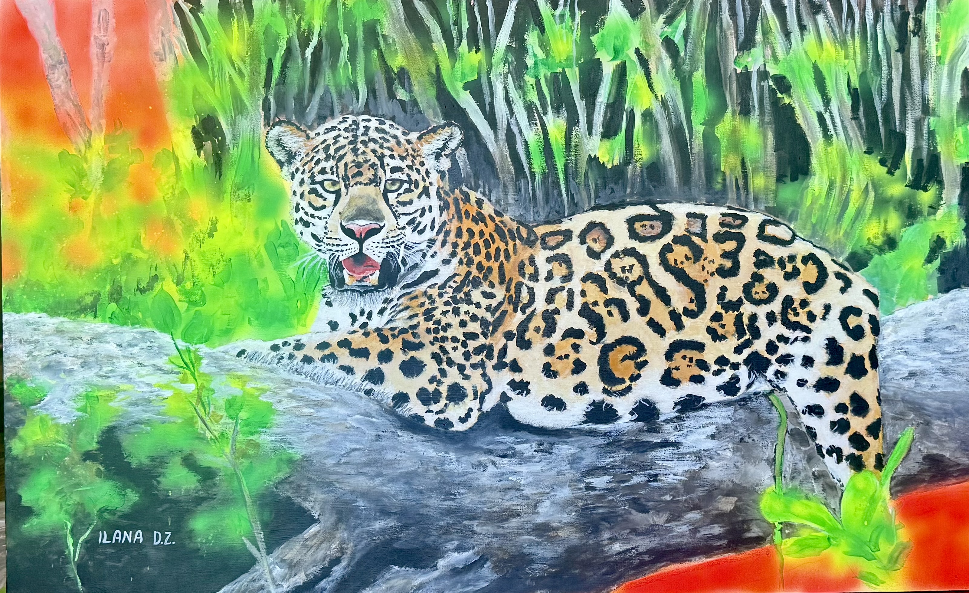 Jaguar Art Painting