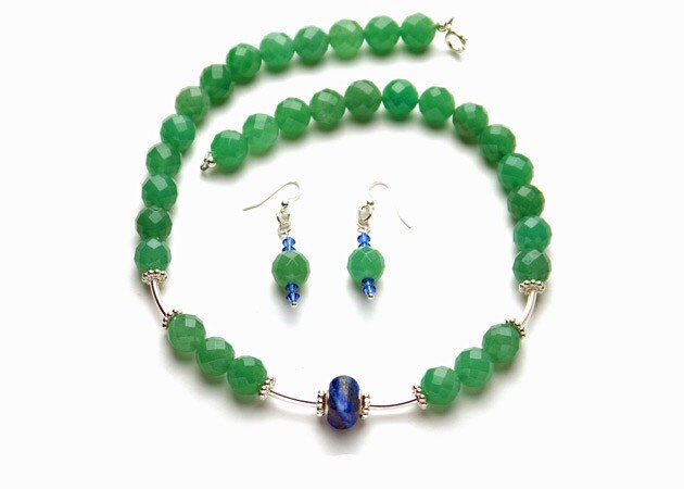 Green Aventurine Jewelry Set