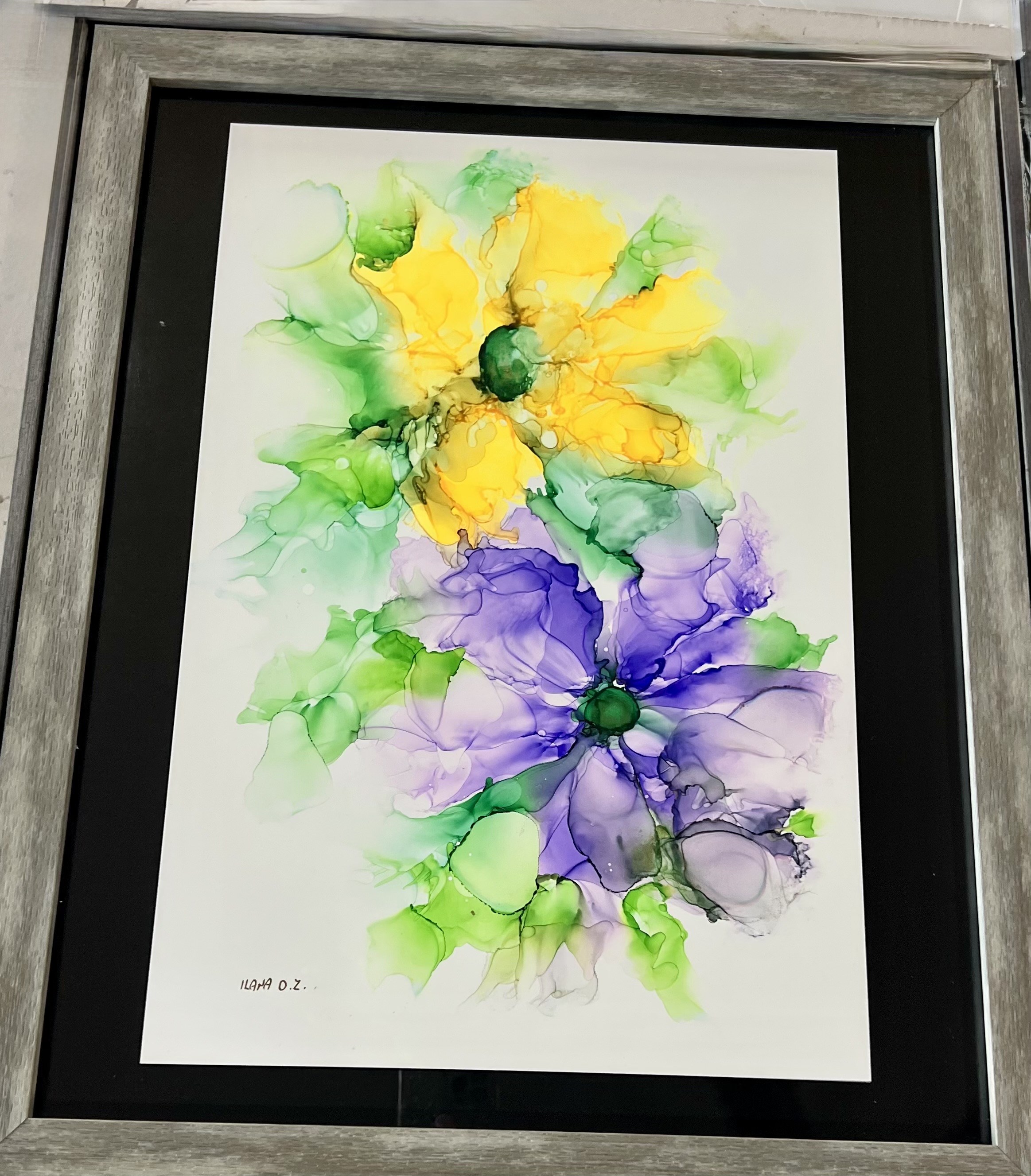 Abstract Floral Art Painting