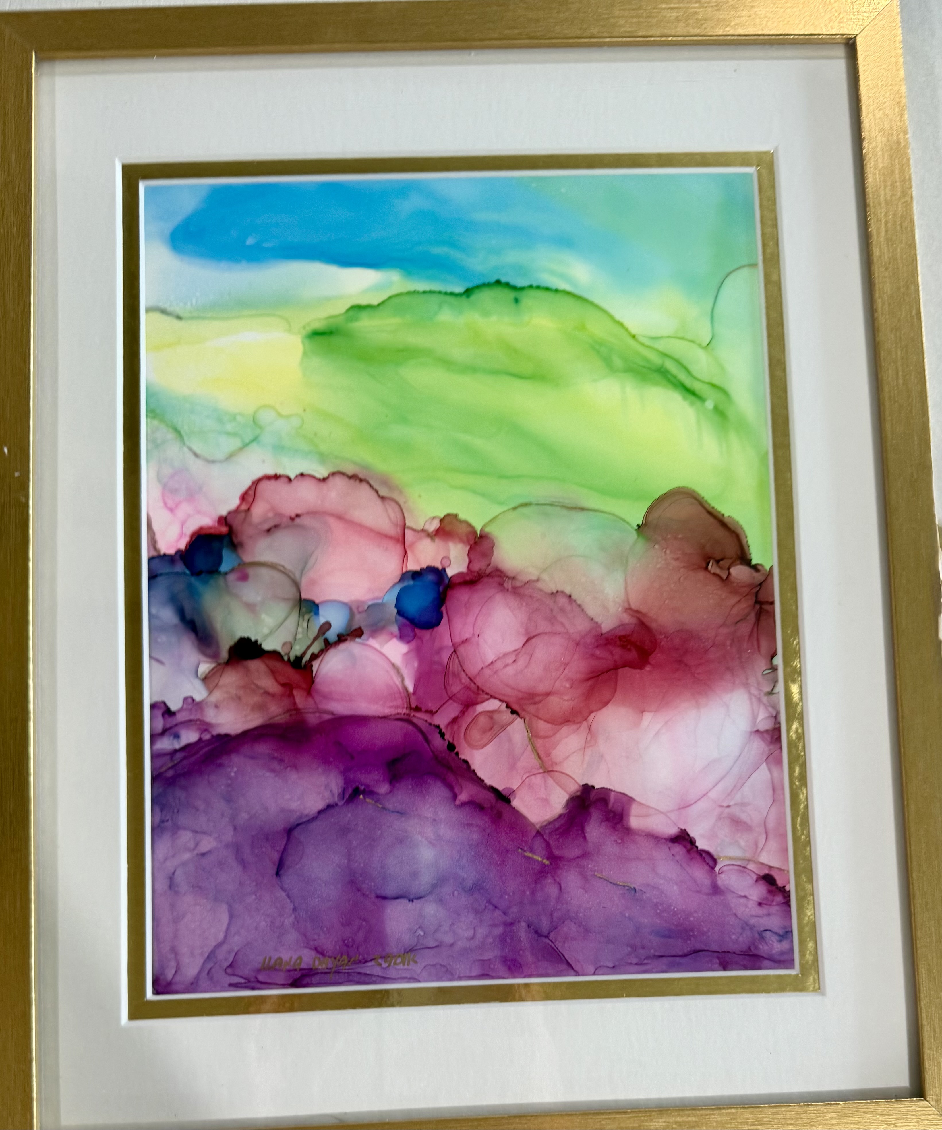 Abstract Alcohol Ink Wall Art