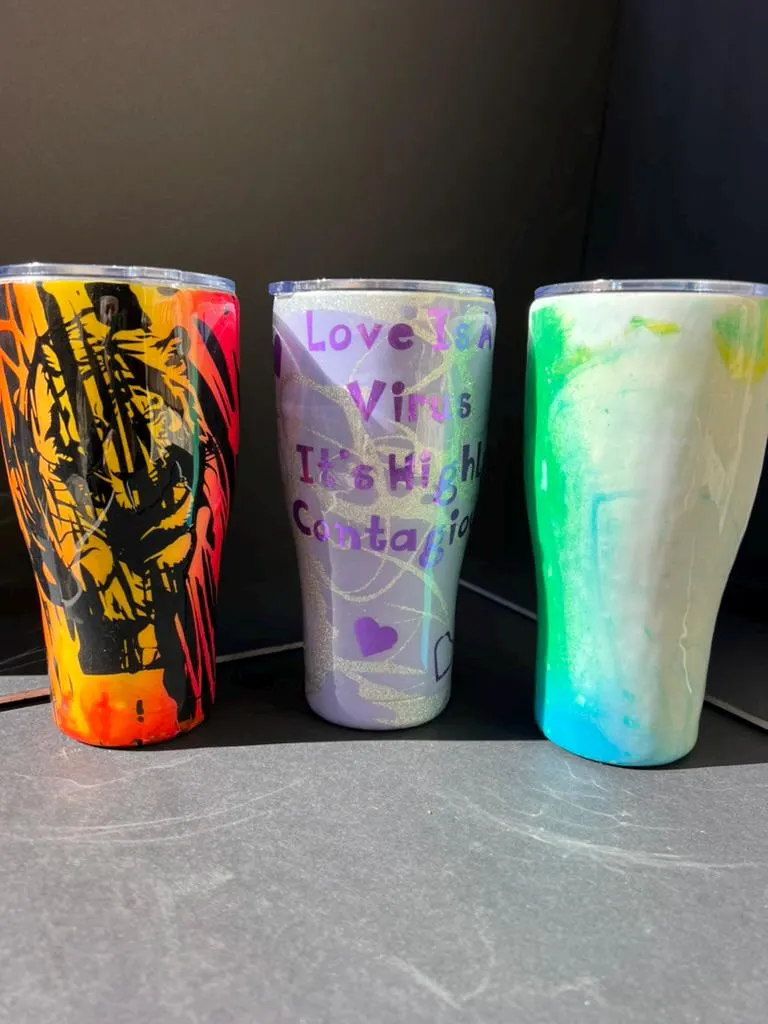Custom Colorful Tumblers