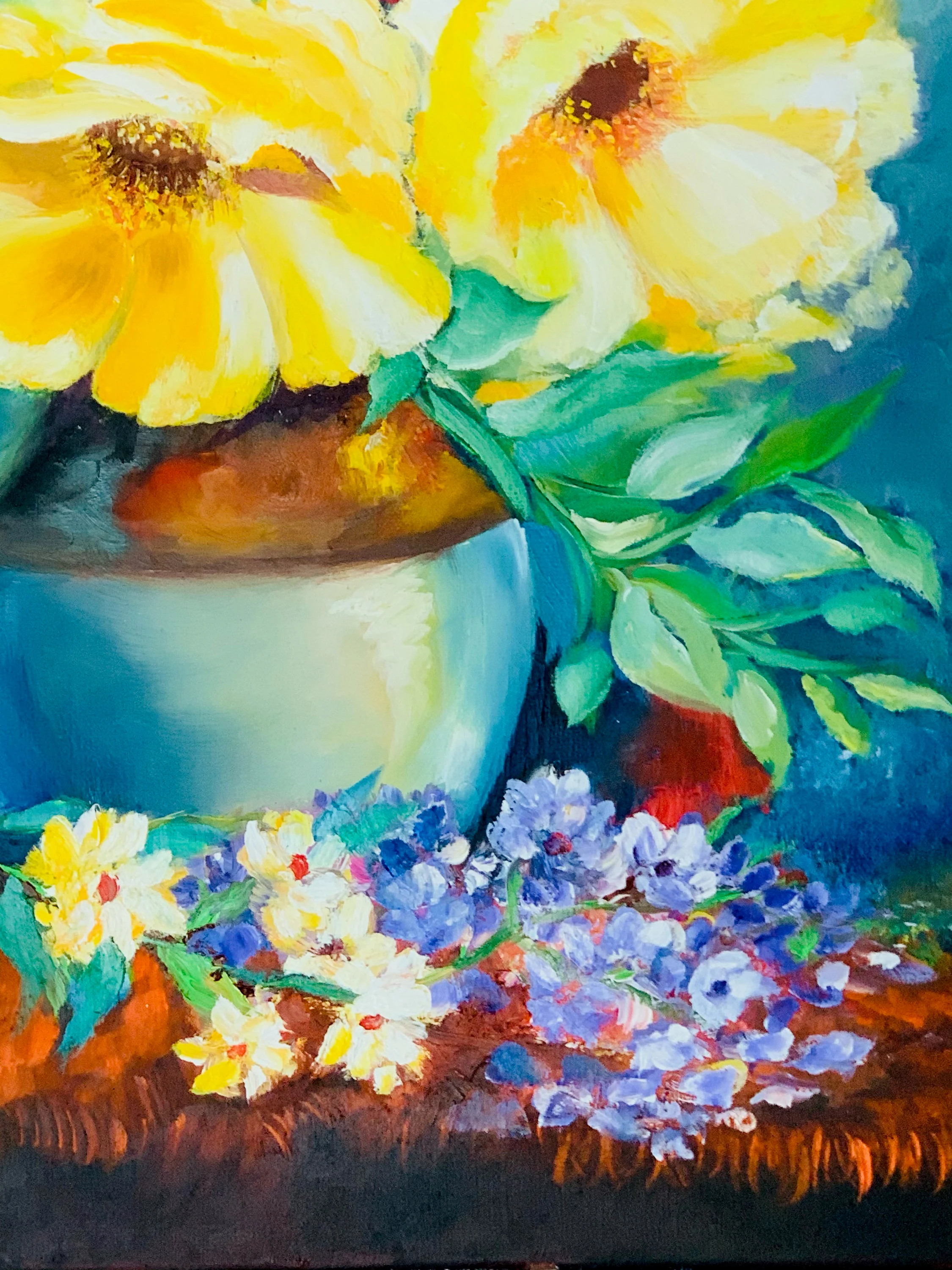 Vibrant Floral Painting
