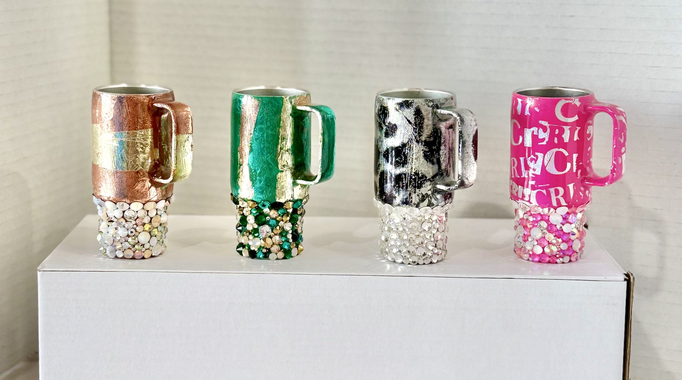 Handcrafted Decorative 2.0 oz Tumblers