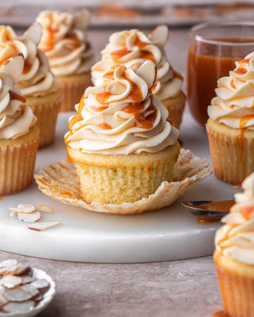 Lemon Salted Caramel Cupcake