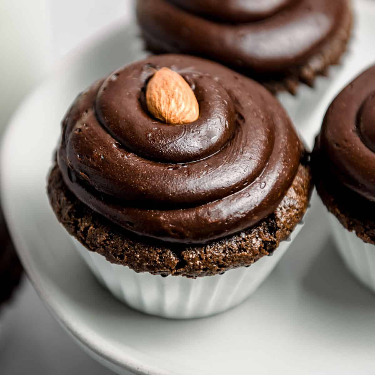 Chocolate Cupcake with Almond
