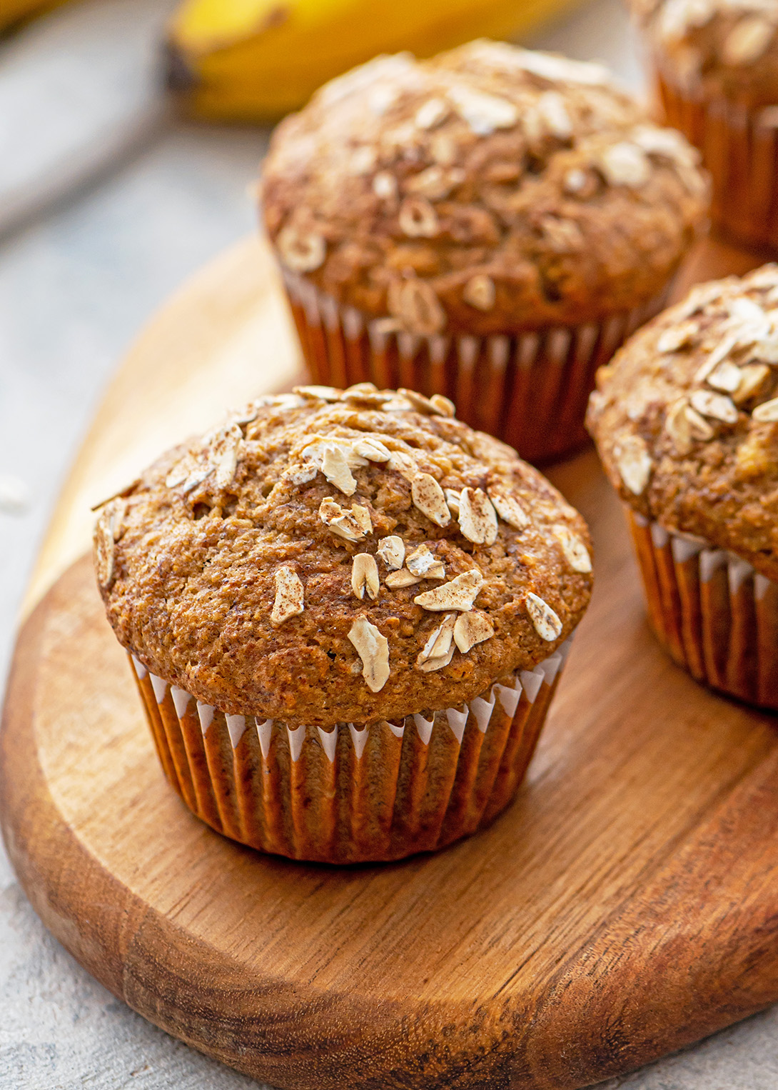 Banana Oatmeal Muffins