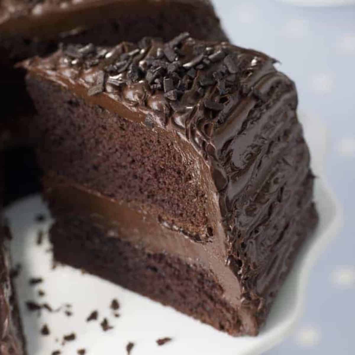 Triple Chocolate Tea Cake