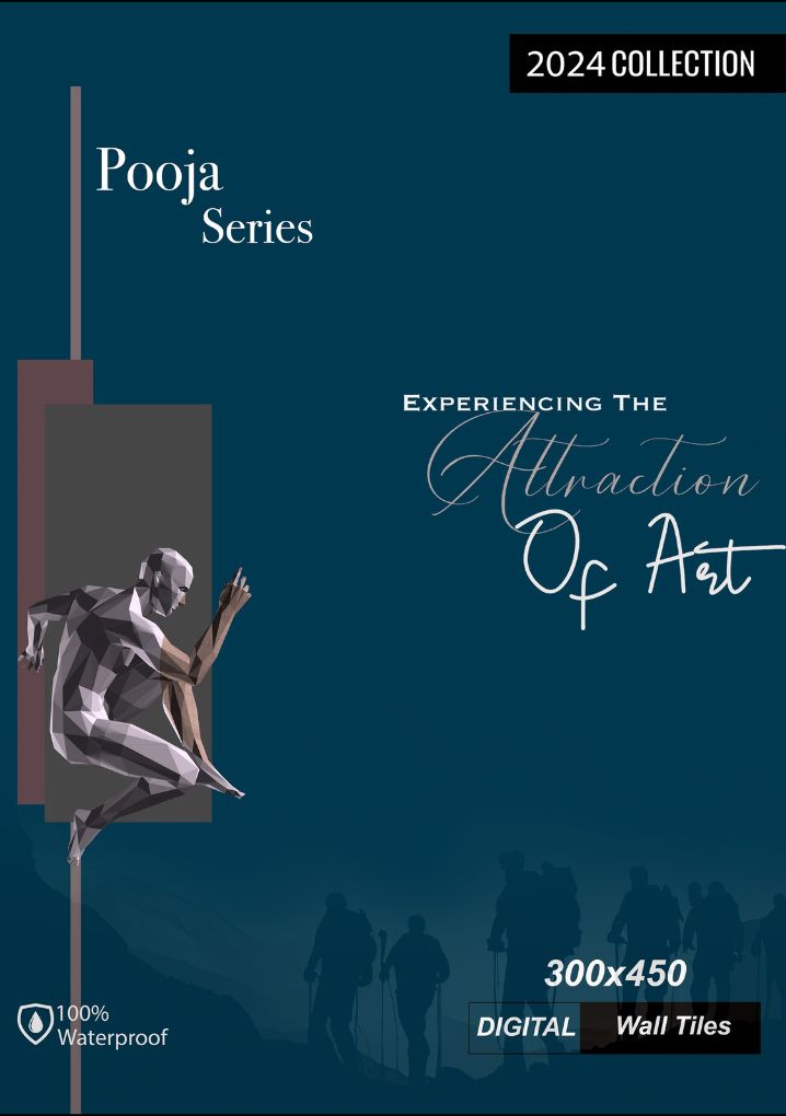 Pooja Series Digital Wall Tiles – Modern Designs in 300x450mm