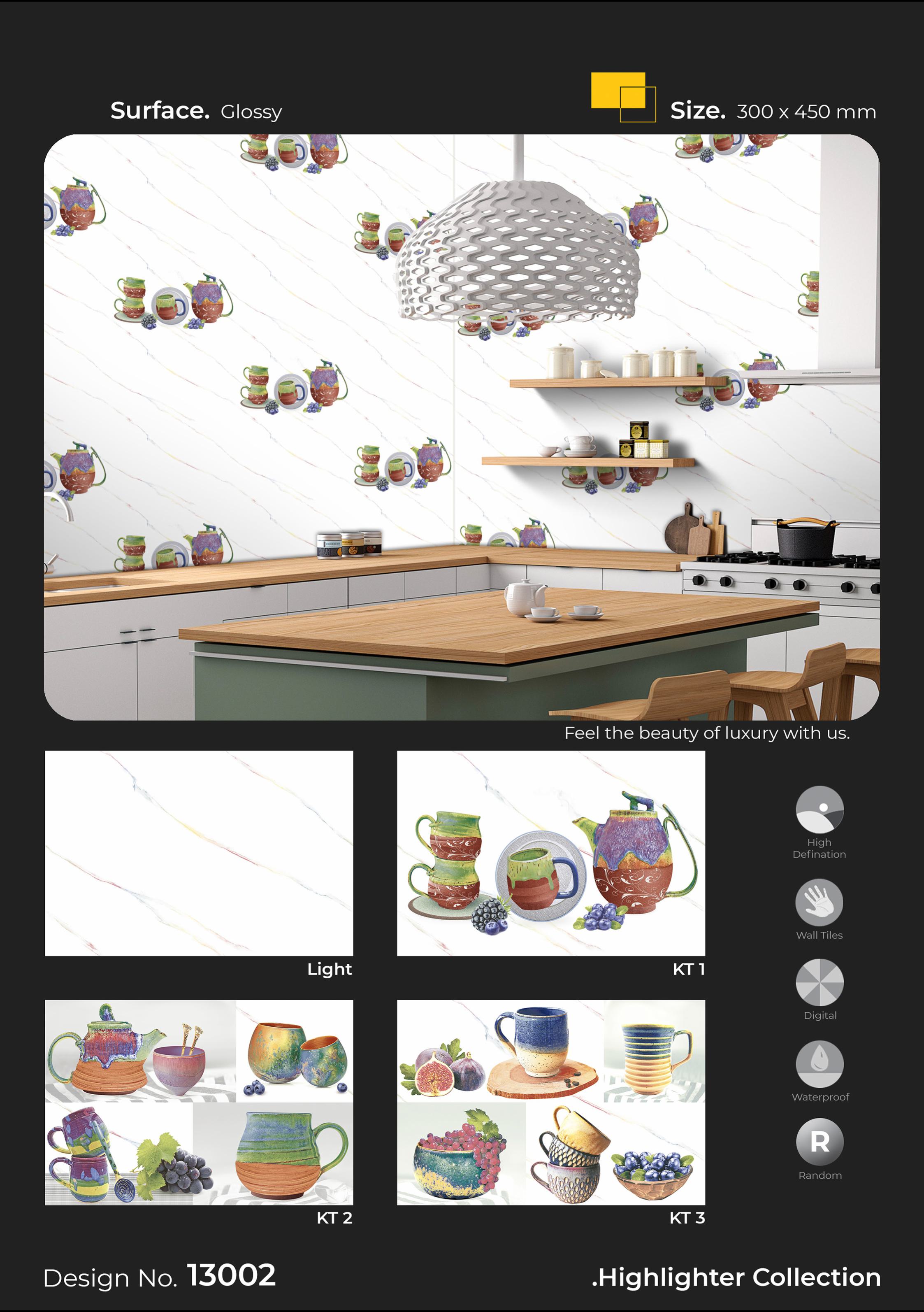 Premium Digital Wall Tiles – Luxury Finish in 300x300mm & 300x450mm