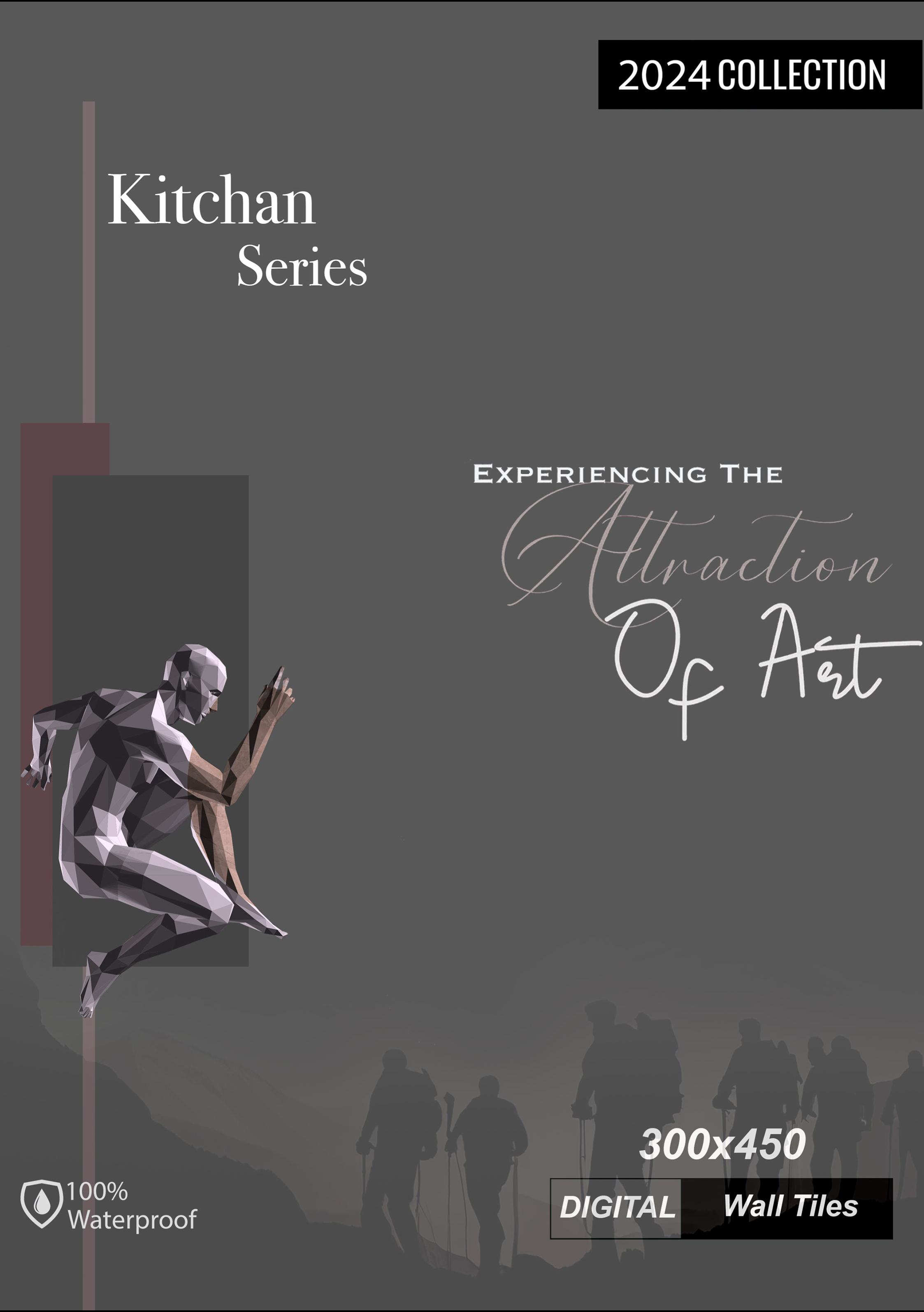 Glossy Ceramic Kitchen Wall Tiles – Teapot & Spice Design (300x300mm & 300x450mm)