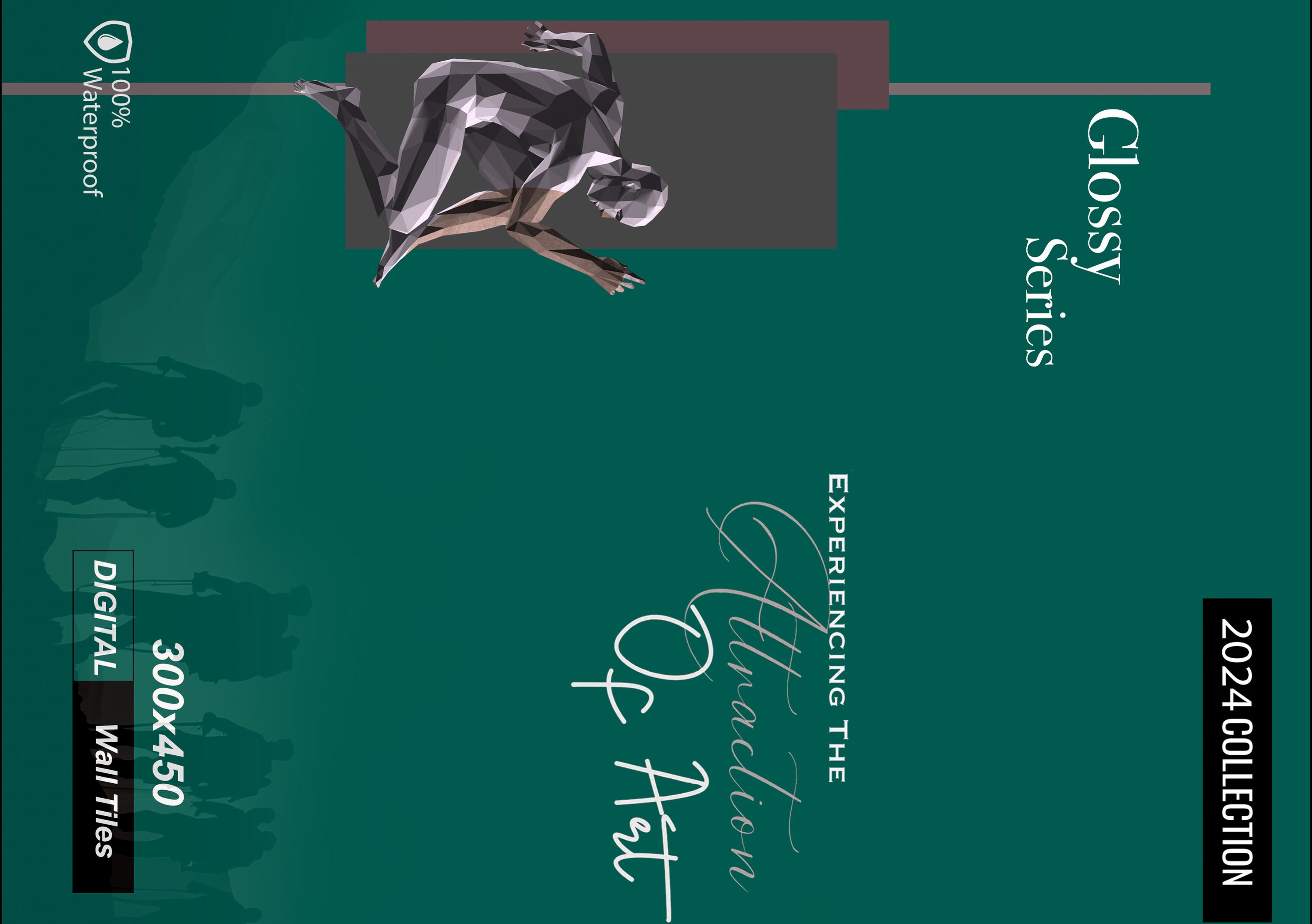 Luxury Glossy Wall Tiles – 300x450mm Digital Design